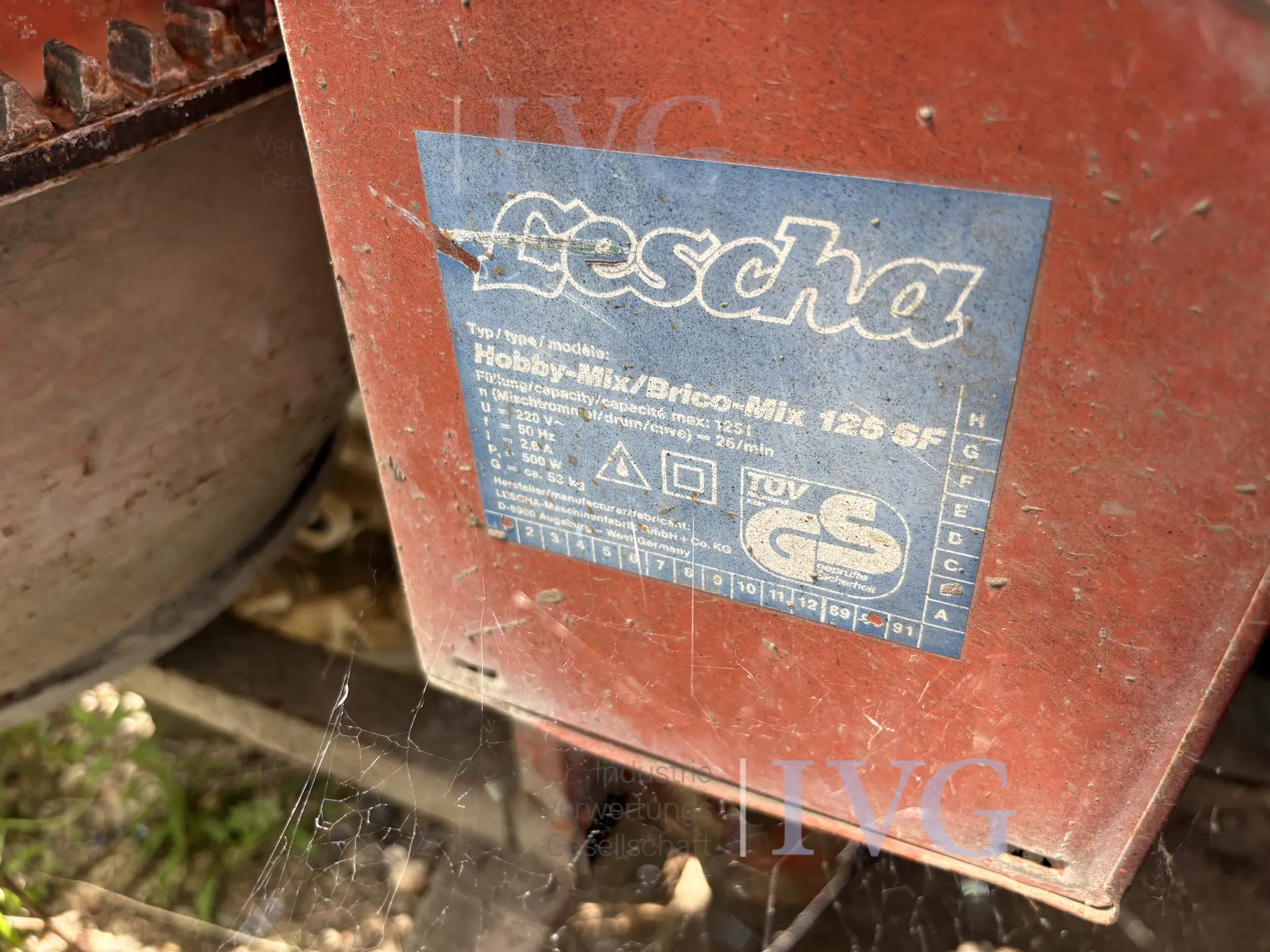 Mischmaschine LESCHA Hobby-Mix Brico-Mix 125 SF – foto 4 – kavel bij IVG, Einbeck