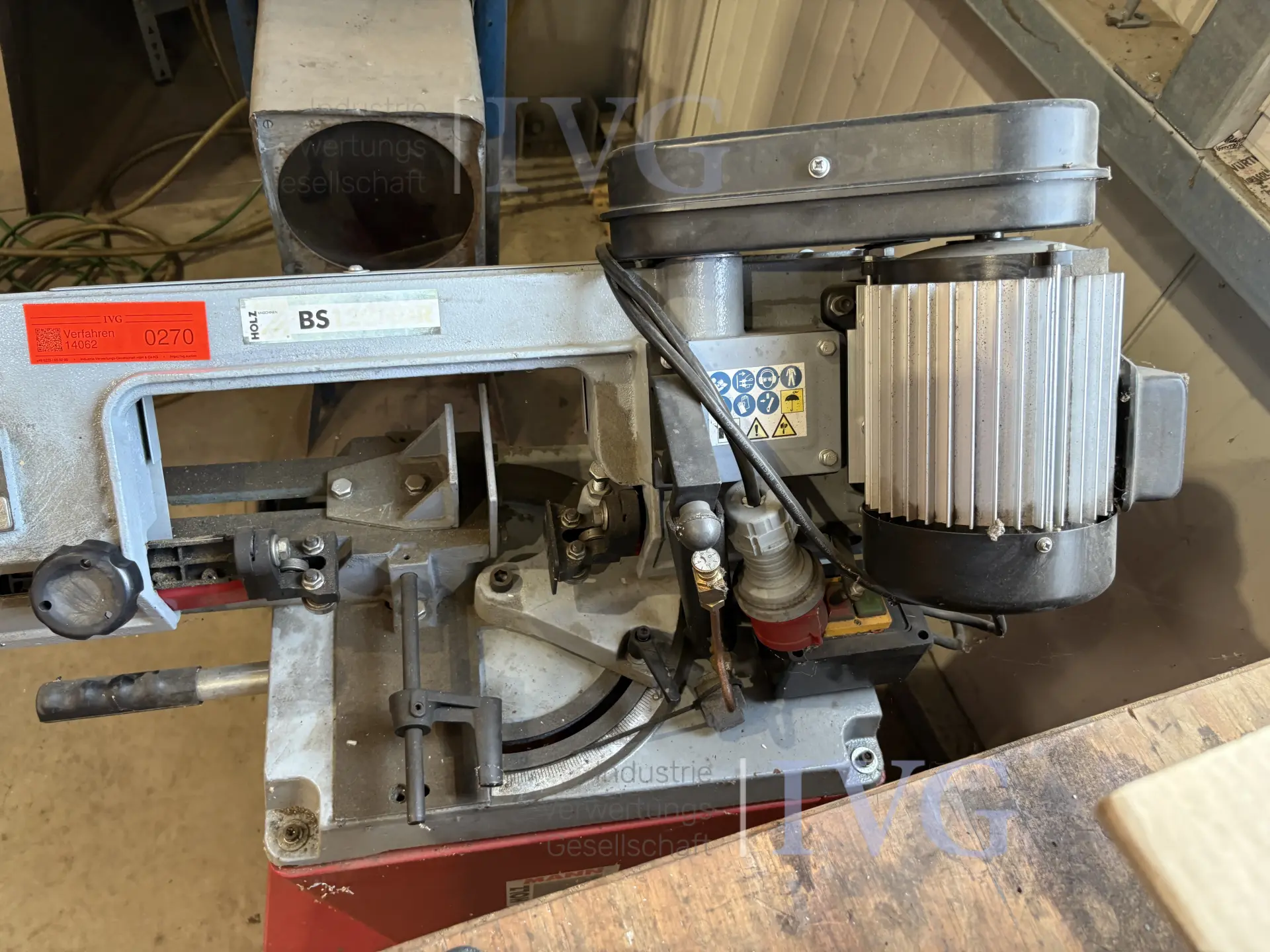 Metall-Bandsäge HOLZMANN BS128HDR – foto 3 – kavel bij IVG, Einbeck