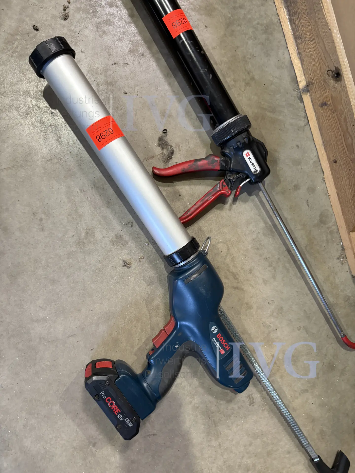 Akku-Kartuschenpresse BOSCH – foto 2 – kavel bij IVG, Einbeck