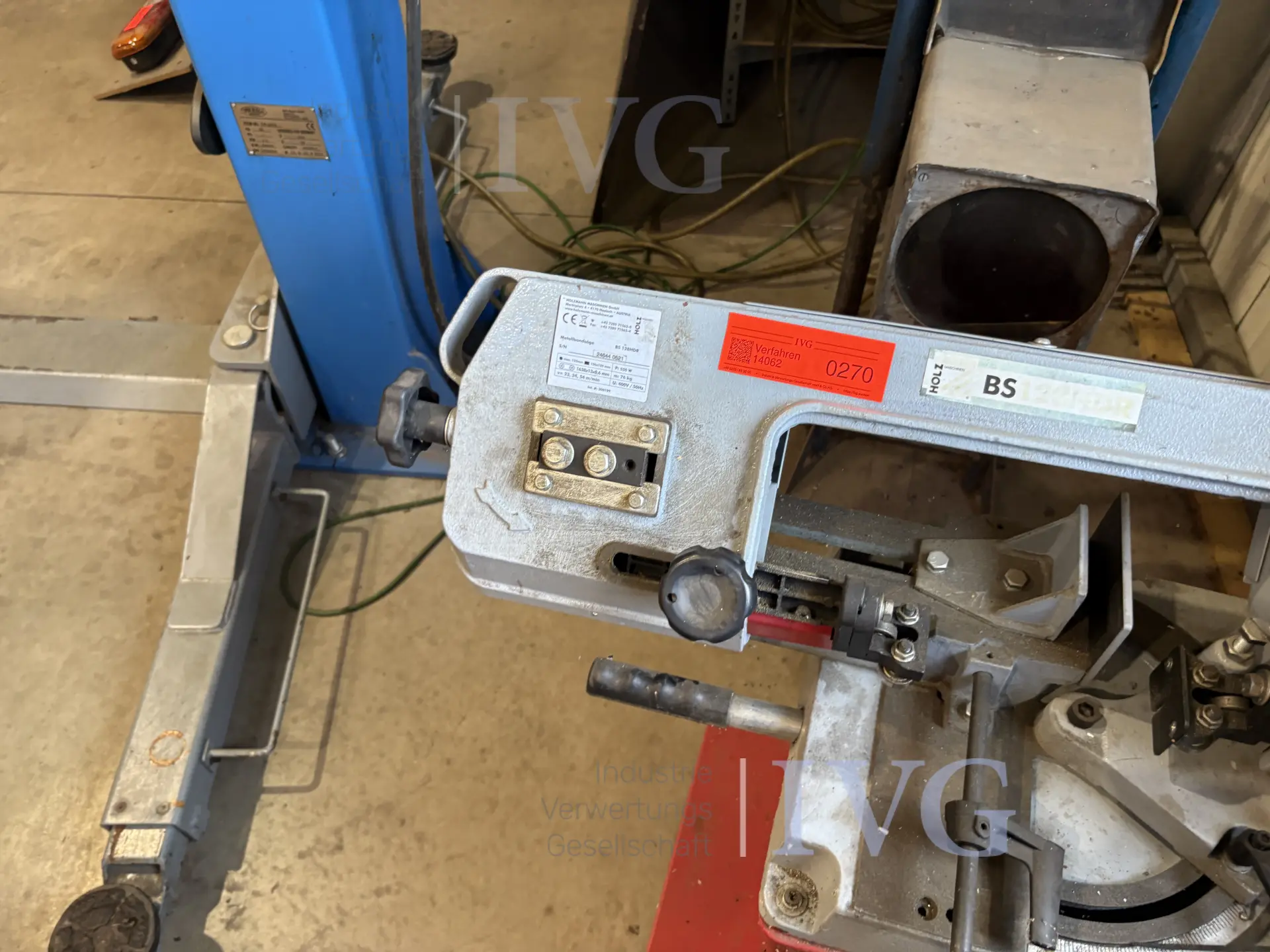 Metall-Bandsäge HOLZMANN BS128HDR – foto 4 – kavel bij IVG, Einbeck