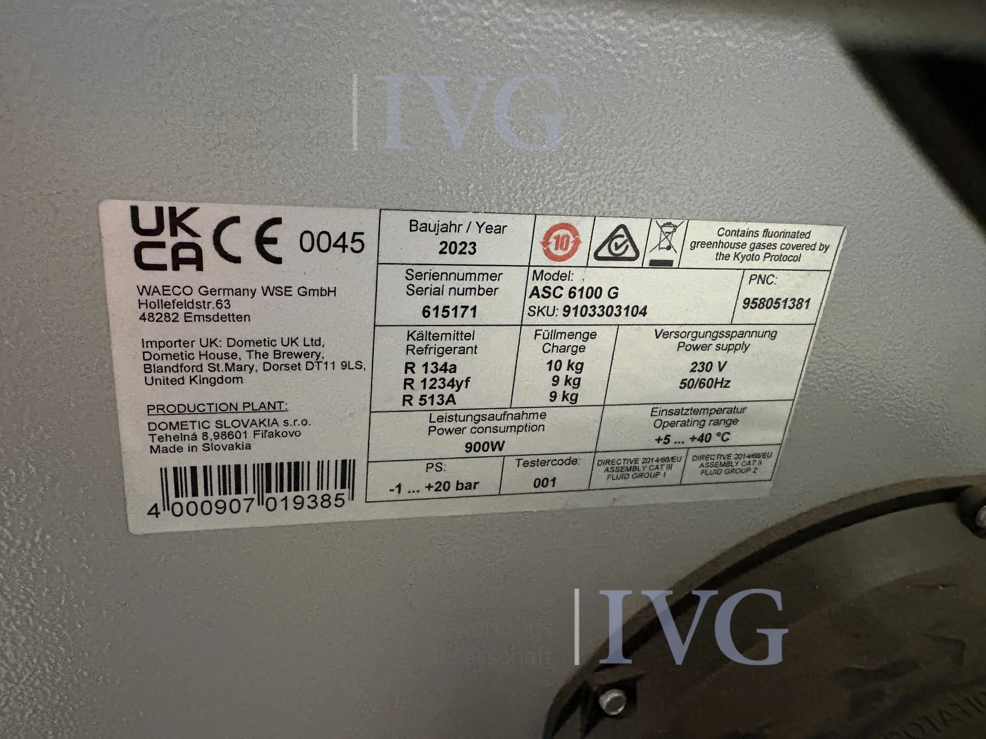 Klimaservicegerät WAECO ASC 6100G – foto 4 – kavel bij IVG, Einbeck