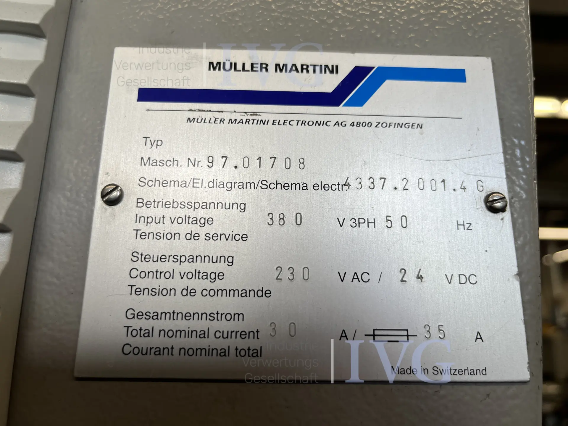 Einsteckmaschine MÜLLER MARTINI MM 227 – foto 9 – kavel bij IVG, Augsburg
