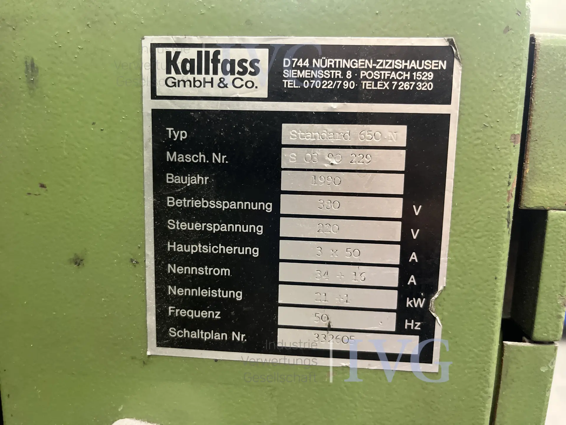Schrumpftunnel KALLFASS Standard 650 N – foto 4 – kavel bij IVG, Augsburg