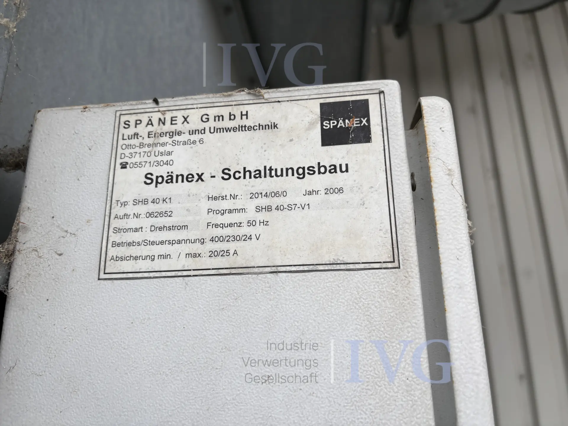Papierstaubpresse SPÄNEX SHB 40 K1 – foto 2 – kavel bij IVG, Augsburg