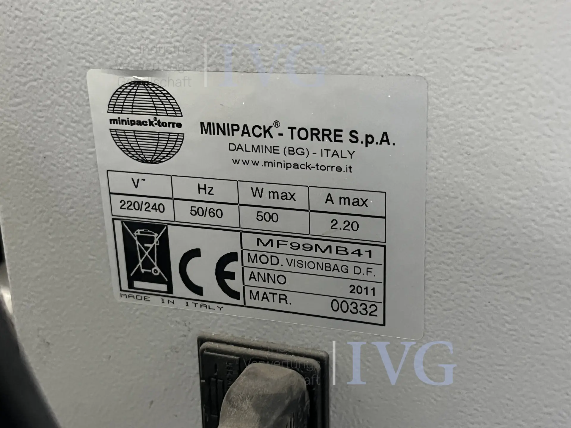 Kuvertiermaschine / Mailbag / Handfolierer MINIPACK TORRE Visionbag – foto 2 – kavel bij IVG, Augsburg