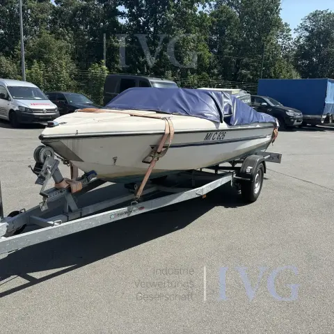 Motorboot inkl. DC Bootsträger TPV BA4414/130
