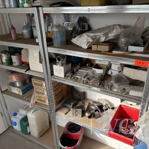 Steel shelving units