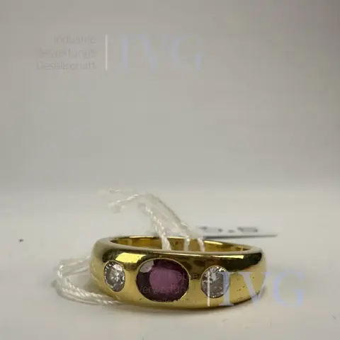 Bandring Rubin Diamant (750 GG)