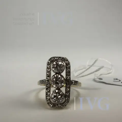 Art Deco Diamant Ring (750 GG)