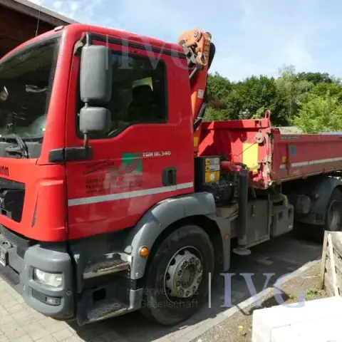 Lkw Kipper offener Kasten m. Ladegerät MAN TGM 18.340 4x2 BB