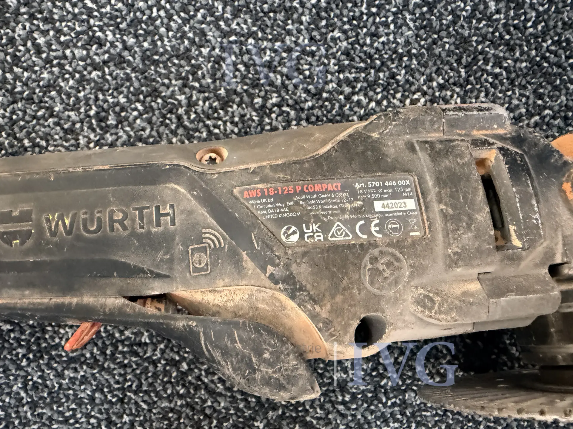 Akku-Winkelschleifer WÜRTH AWS 18-125 P Compact – foto 3 – kavel bij IVG, Neunkirchen-Seelscheid