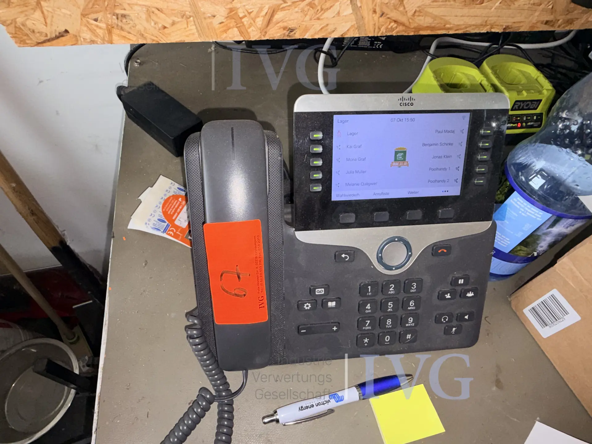 Bestand VoIP-Telefone CISCO CP-8861 – foto 10 – kavel bij IVG, Neunkirchen-Seelscheid