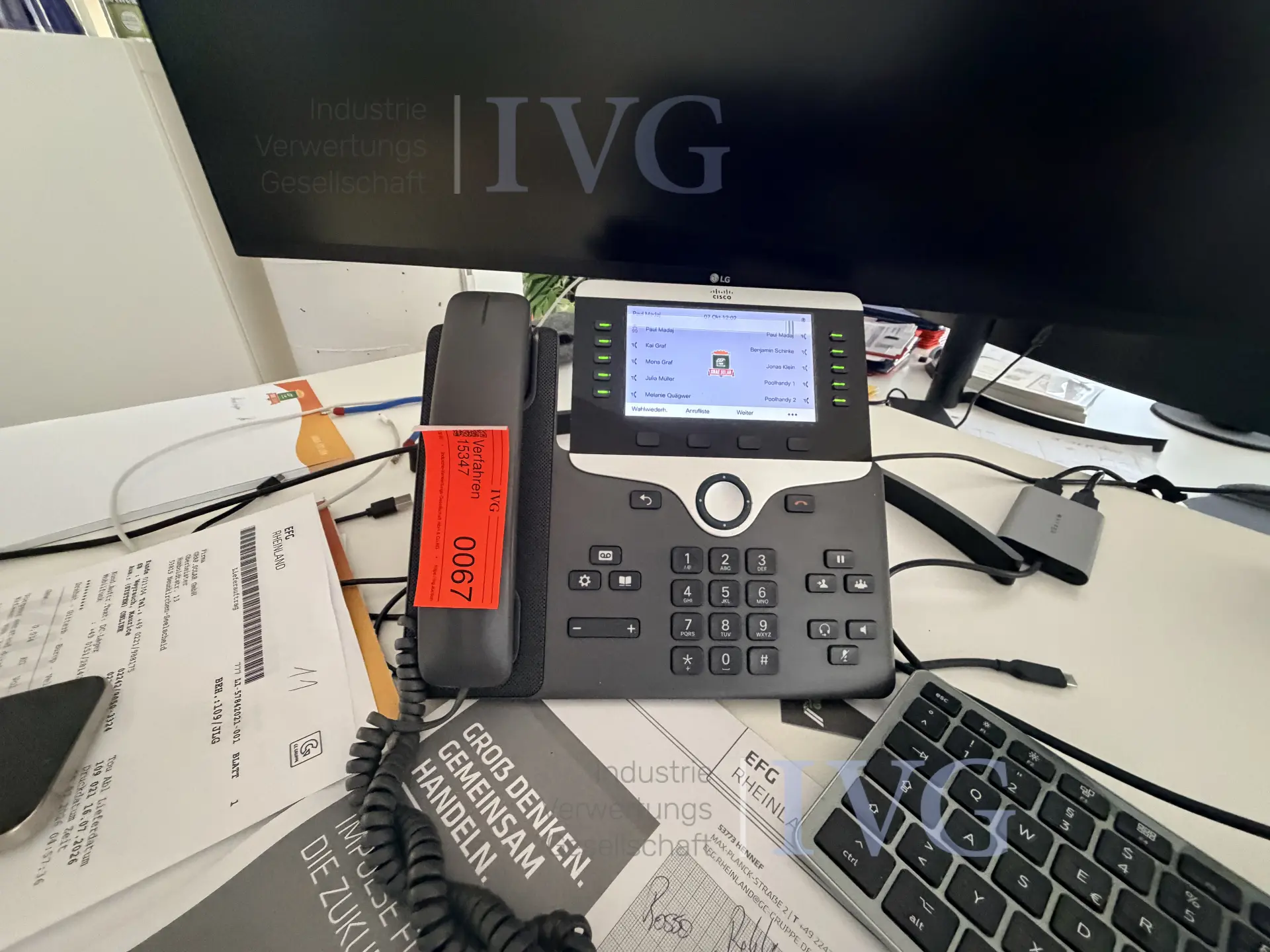 Bestand VoIP-Telefone CISCO CP-8861 – foto 4 – kavel bij IVG, Neunkirchen-Seelscheid
