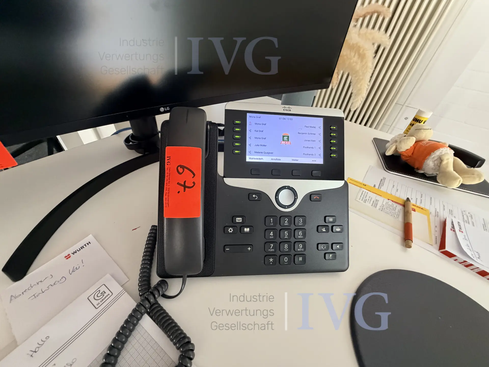 Bestand VoIP-Telefone CISCO CP-8861 – foto 9 – kavel bij IVG, Neunkirchen-Seelscheid