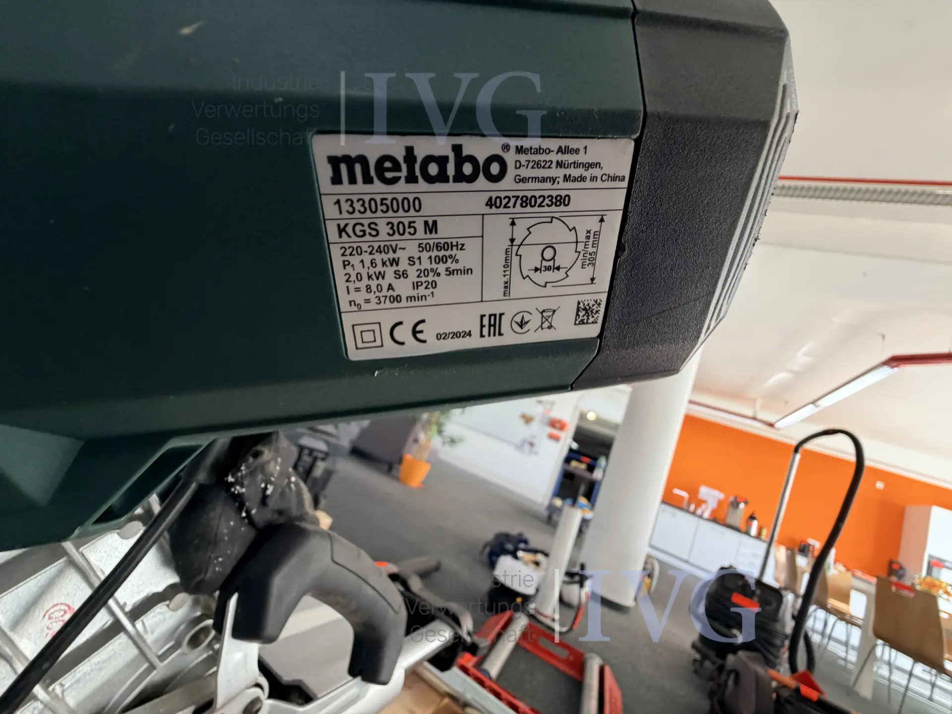 Kapp-und Gehrungssäge METABO KGS 305 M – foto 8 – kavel bij IVG, Neunkirchen-Seelscheid