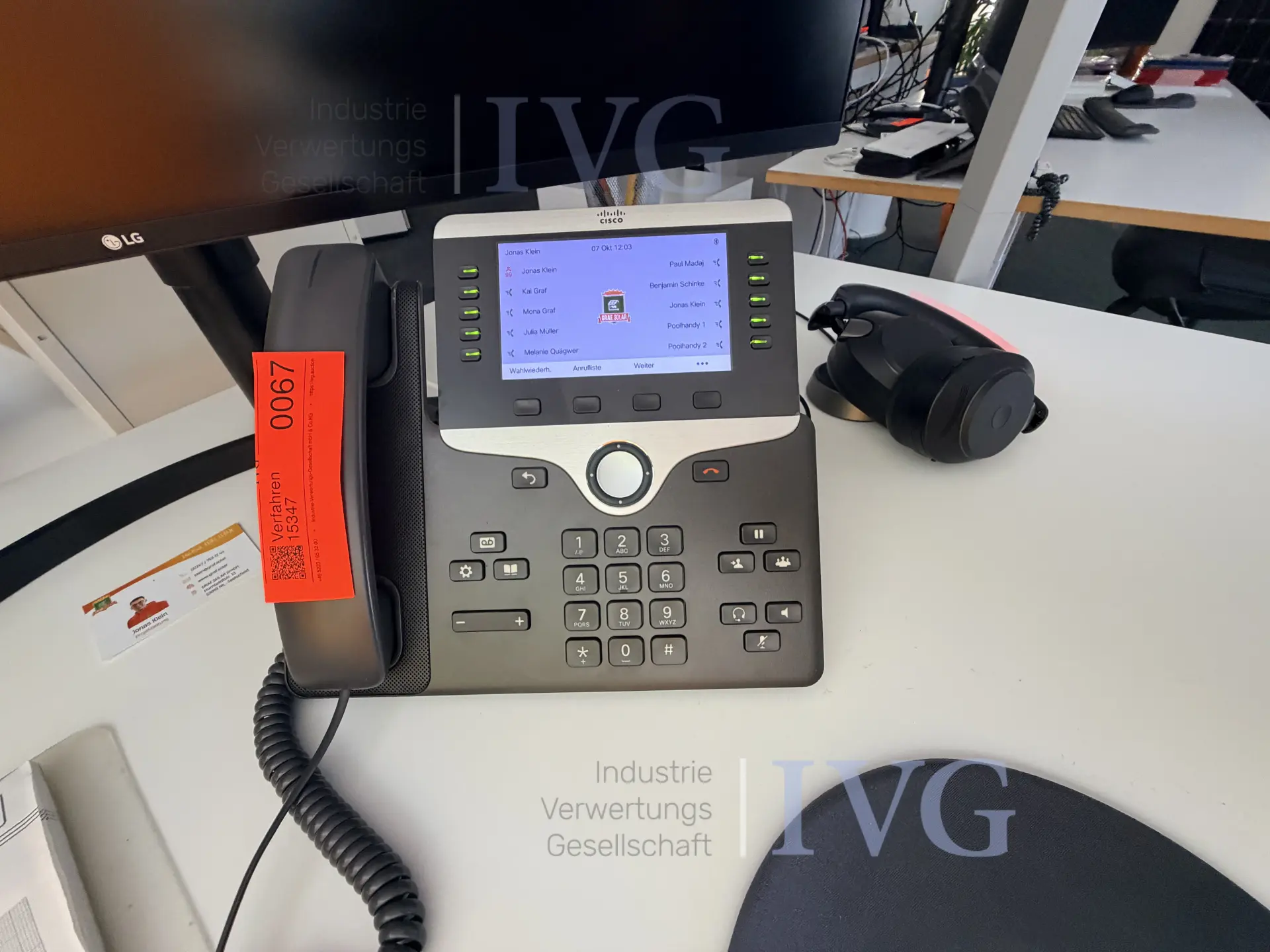 Bestand VoIP-Telefone CISCO CP-8861 – foto 7 – kavel bij IVG, Neunkirchen-Seelscheid