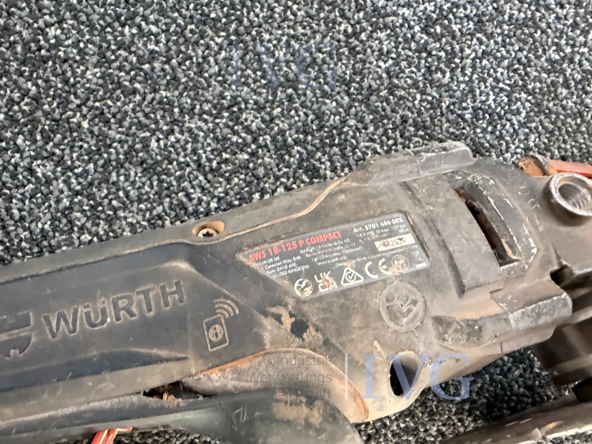 Akku-Winkelschleifer WÜRTH AWS 18 125 P Compact – foto 5 – kavel bij IVG, Neunkirchen-Seelscheid