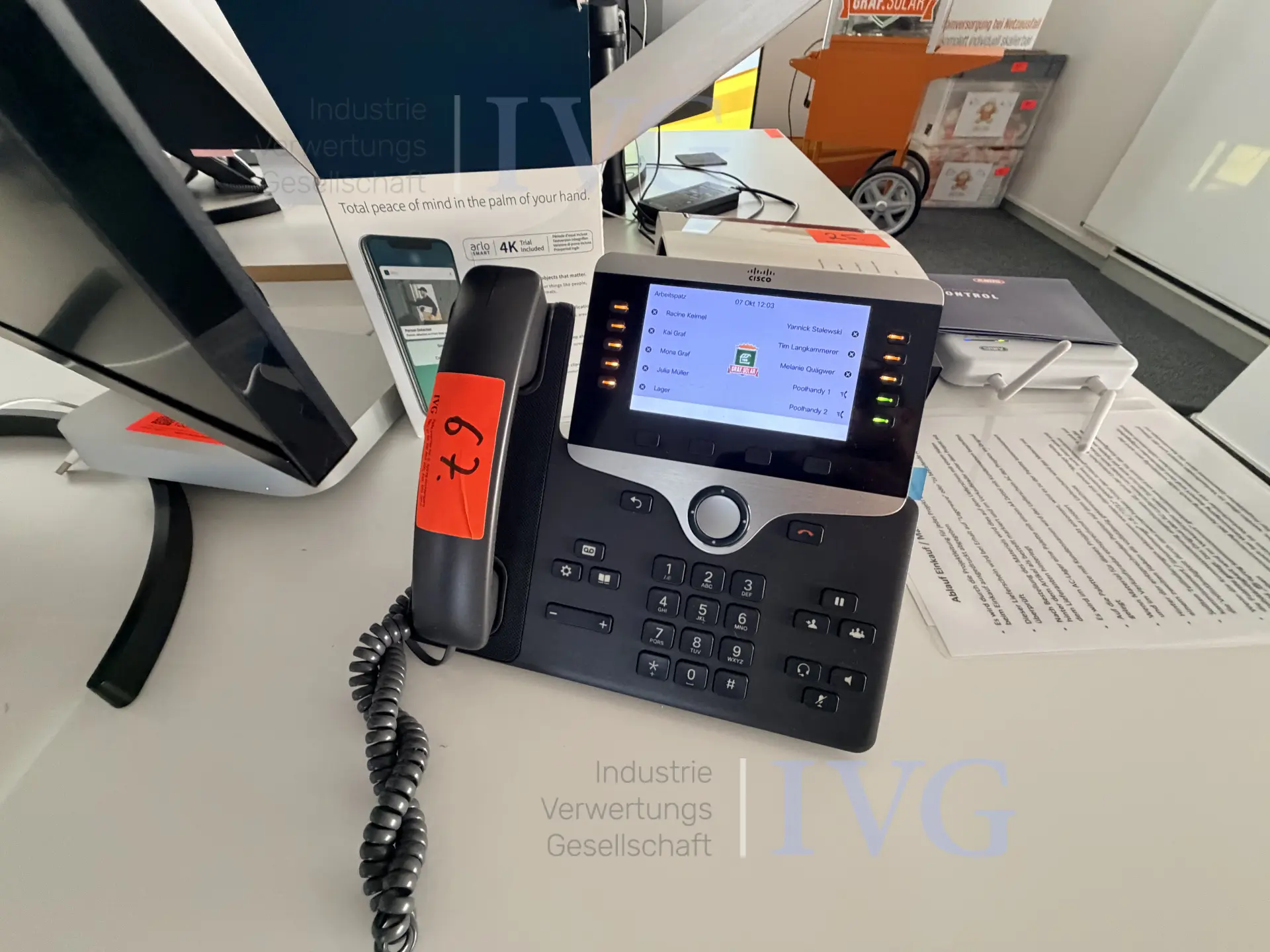 Bestand VoIP-Telefone CISCO CP-8861 – foto 8 – kavel bij IVG, Neunkirchen-Seelscheid