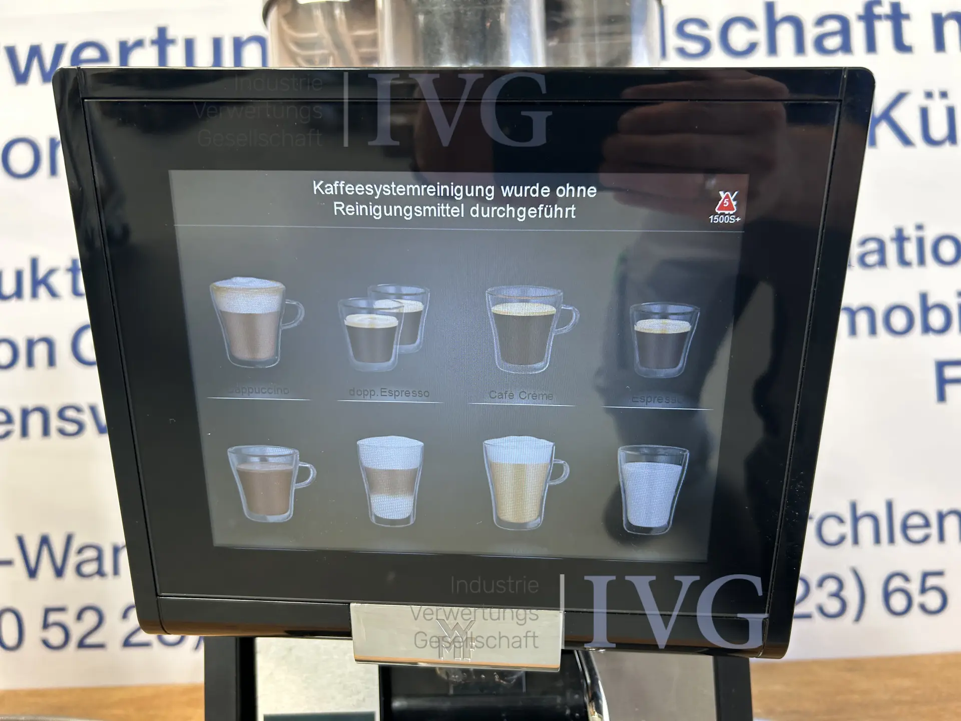 Kaffeevollautomat WMF 1500S – foto 3 – kavel bij IVG, Kirchlengern