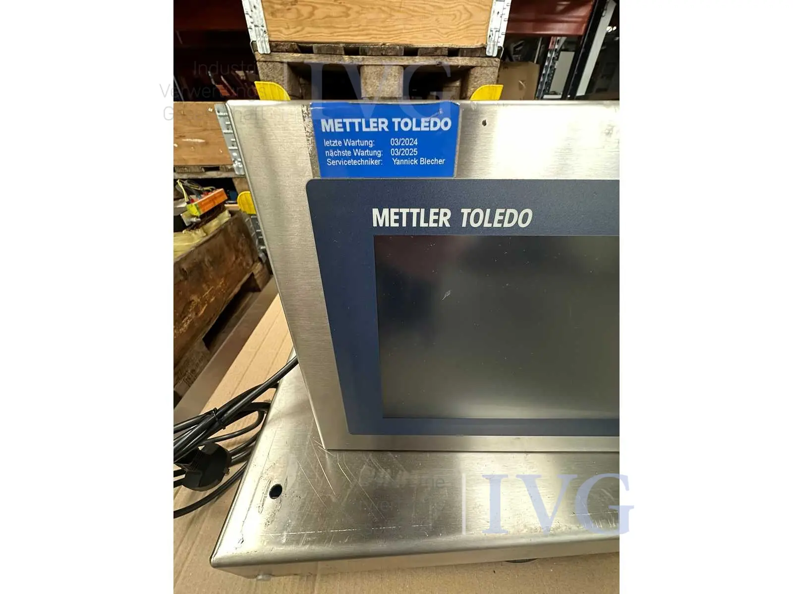 Weegplatform METTLER TOLEDO PBA757-CC300 – foto 2 – kavel bij IVG, Gießen