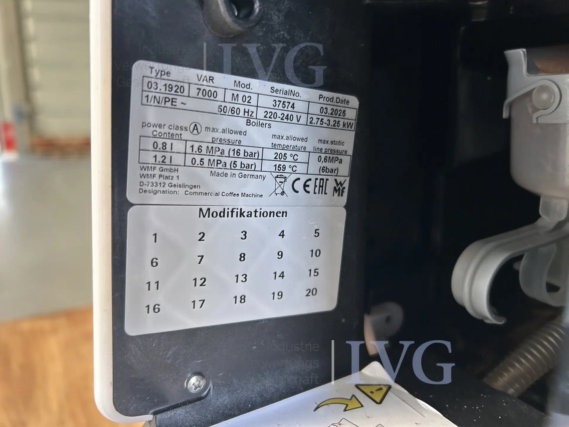 Volledig automatische koffiemachine WMF 1500S – foto 12 – kavel bij IVG, Kirchlengern