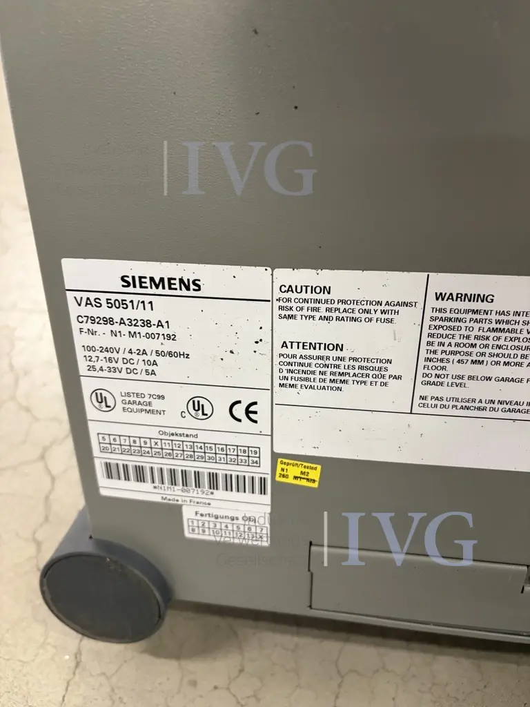 Mobiel voertuigdiagnose-, meet- en informatiesysteem SIEMENS VAS 5051/11 Volkswagen – foto 2 – kavel bij IVG, Groß-Gerau