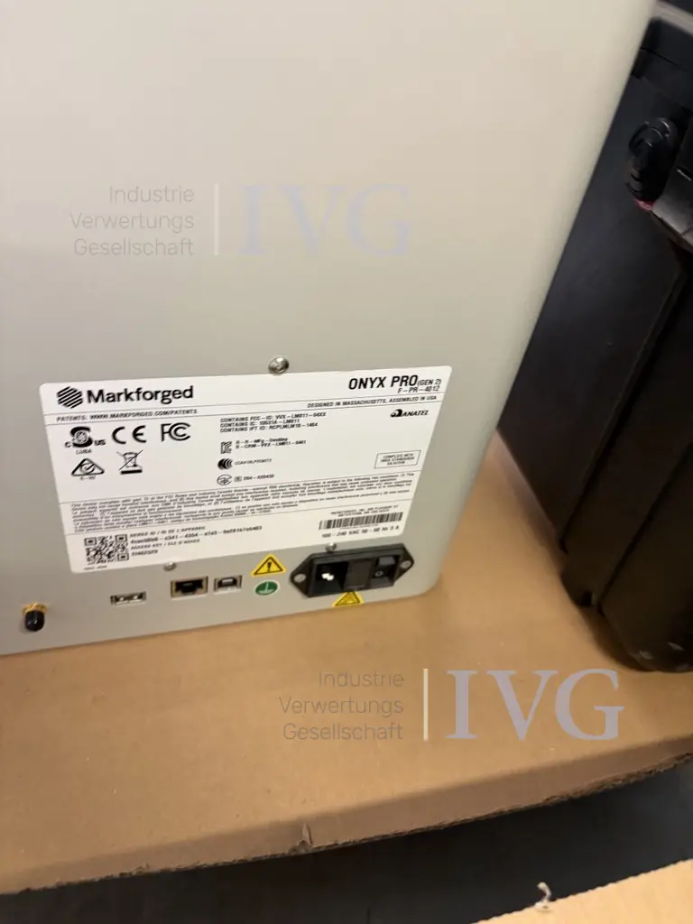3D-Drucker MARKFORGED Onyx Pro (Gen. 2) – foto 3 – kavel bij IVG, Groß-Gerau