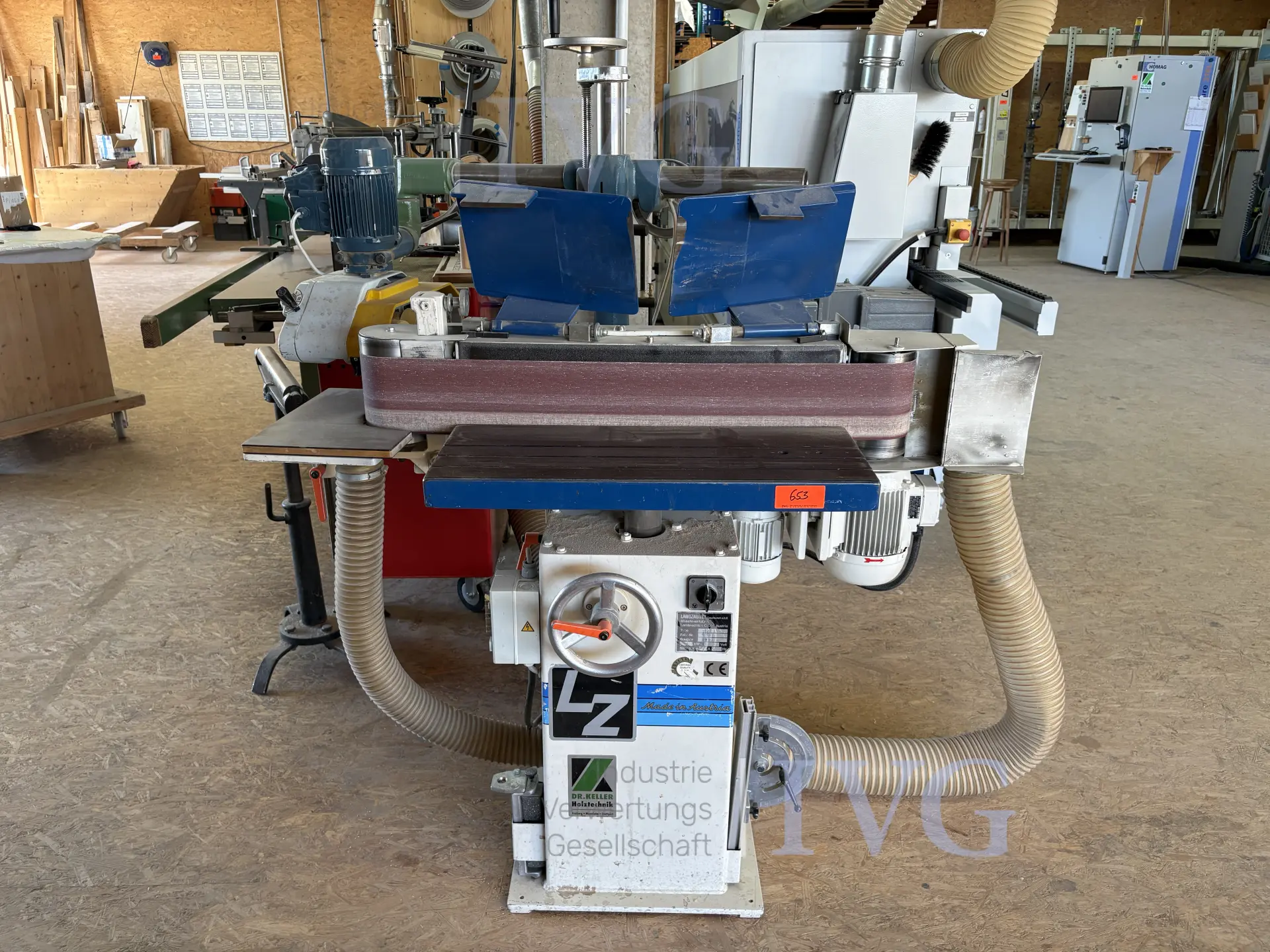 Kantenschleifmaschine LANGZAUNER LZK 1/3 – foto 2 – kavel bij IVG, Bonndorf