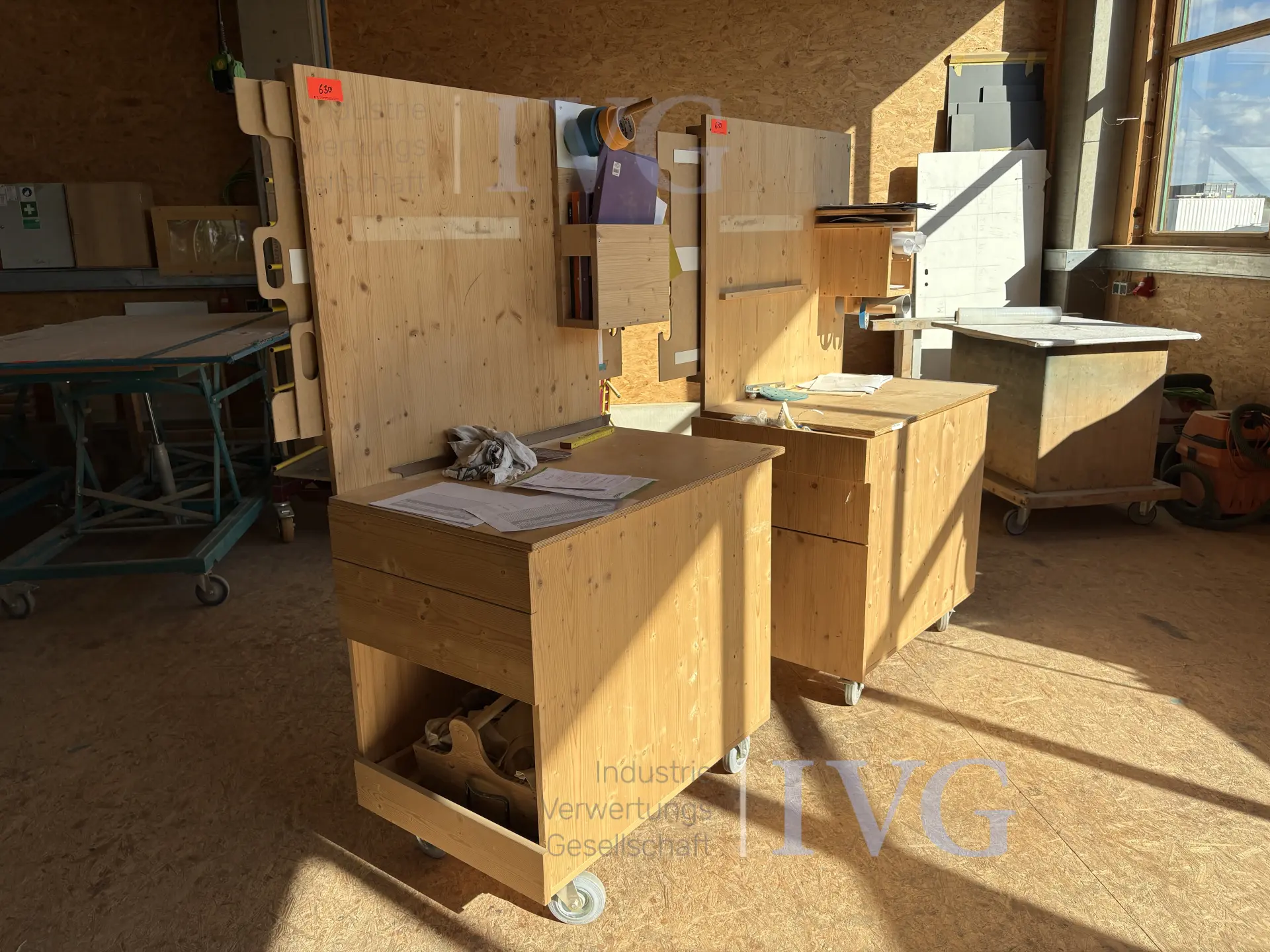Mobile Werkbänke EIGENBAU – foto 2 – kavel bij IVG, Bonndorf