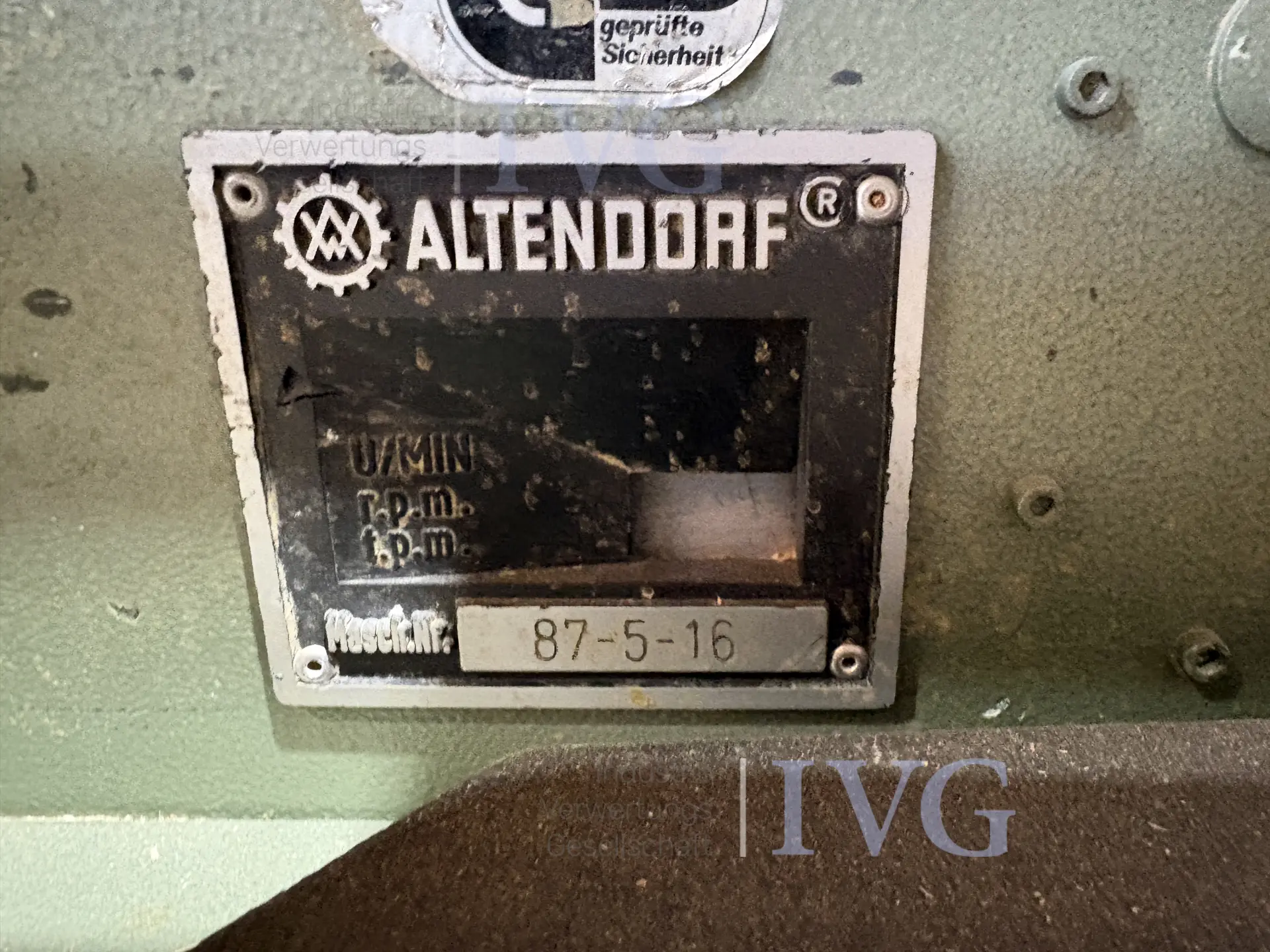 Formatkreissäge ALTENDORF F-45 – foto 4 – kavel bij IVG, Bonndorf