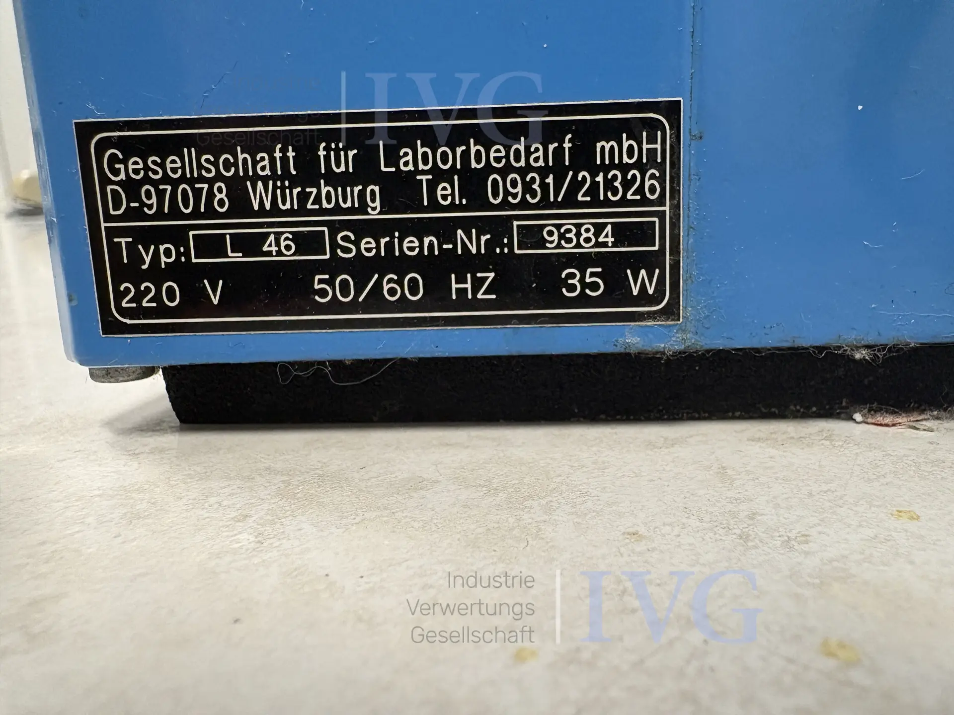 Reageerbuis-schudder GLW L 46 – foto 2 – kavel bij IVG, Reutlingen