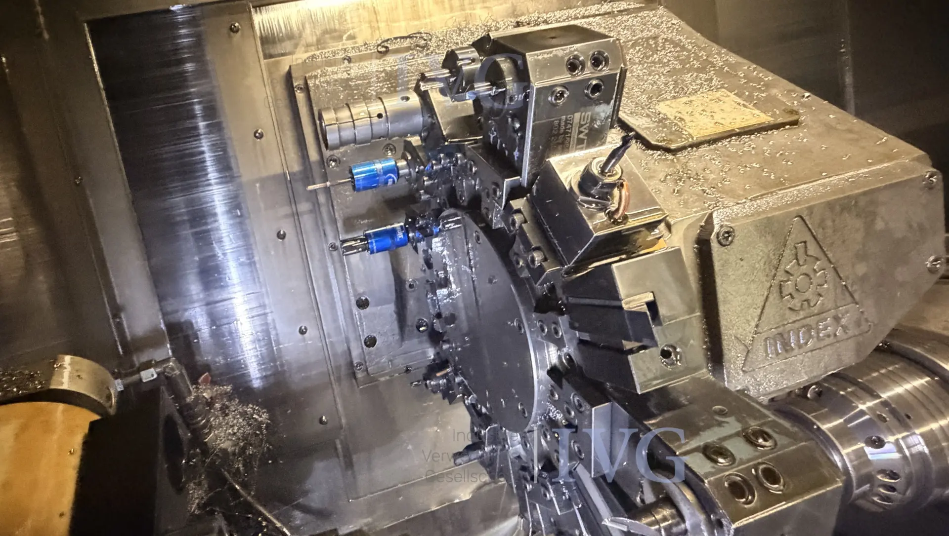 CNC-Doppelspindeldrehmaschine INDEX G 200 – foto 4 – kavel bij IVG, Mahlstetten