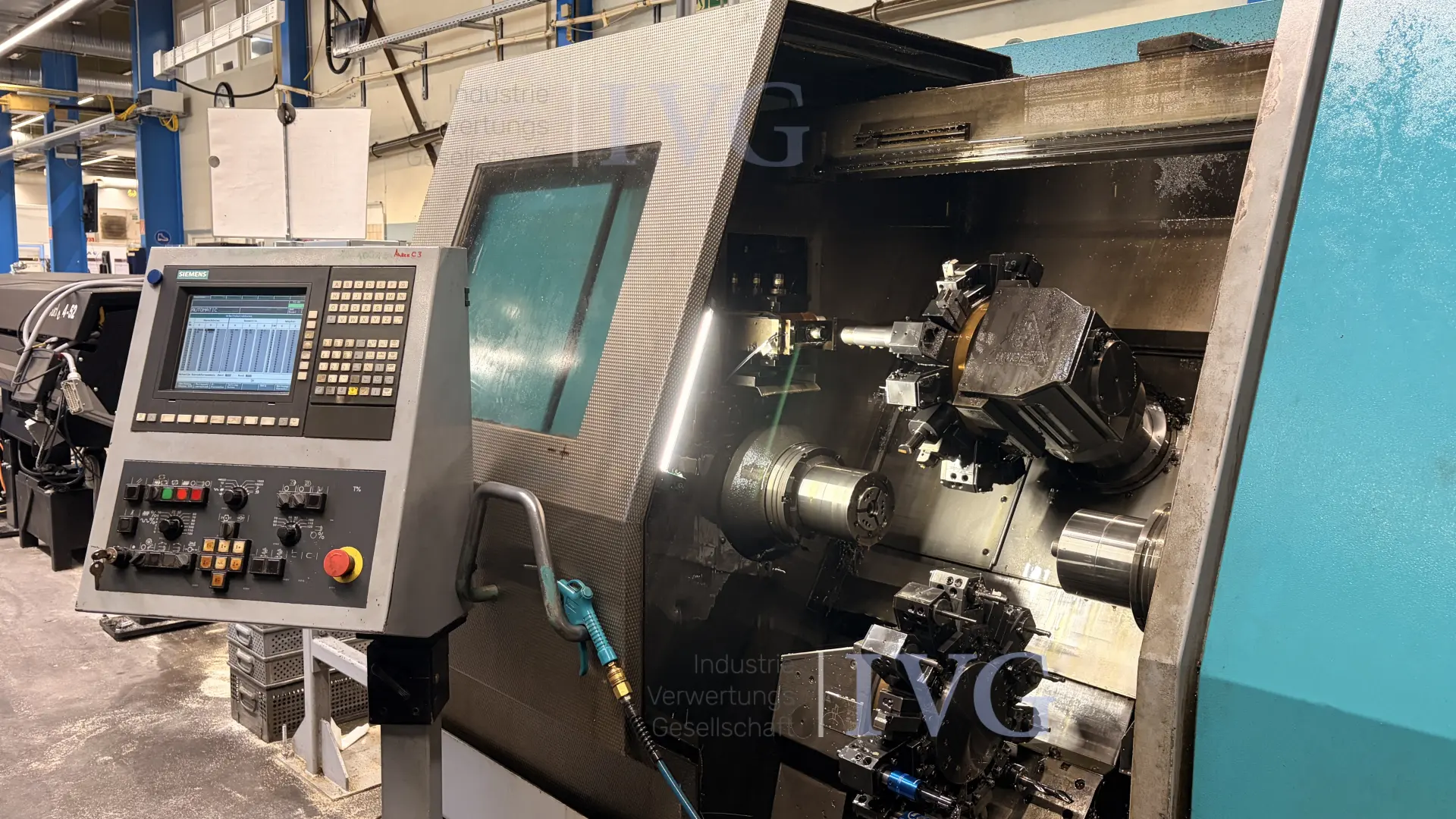 CNC-Doppelspindeldrehmaschine INDEX G 200 – foto 2 – kavel bij IVG, Mahlstetten