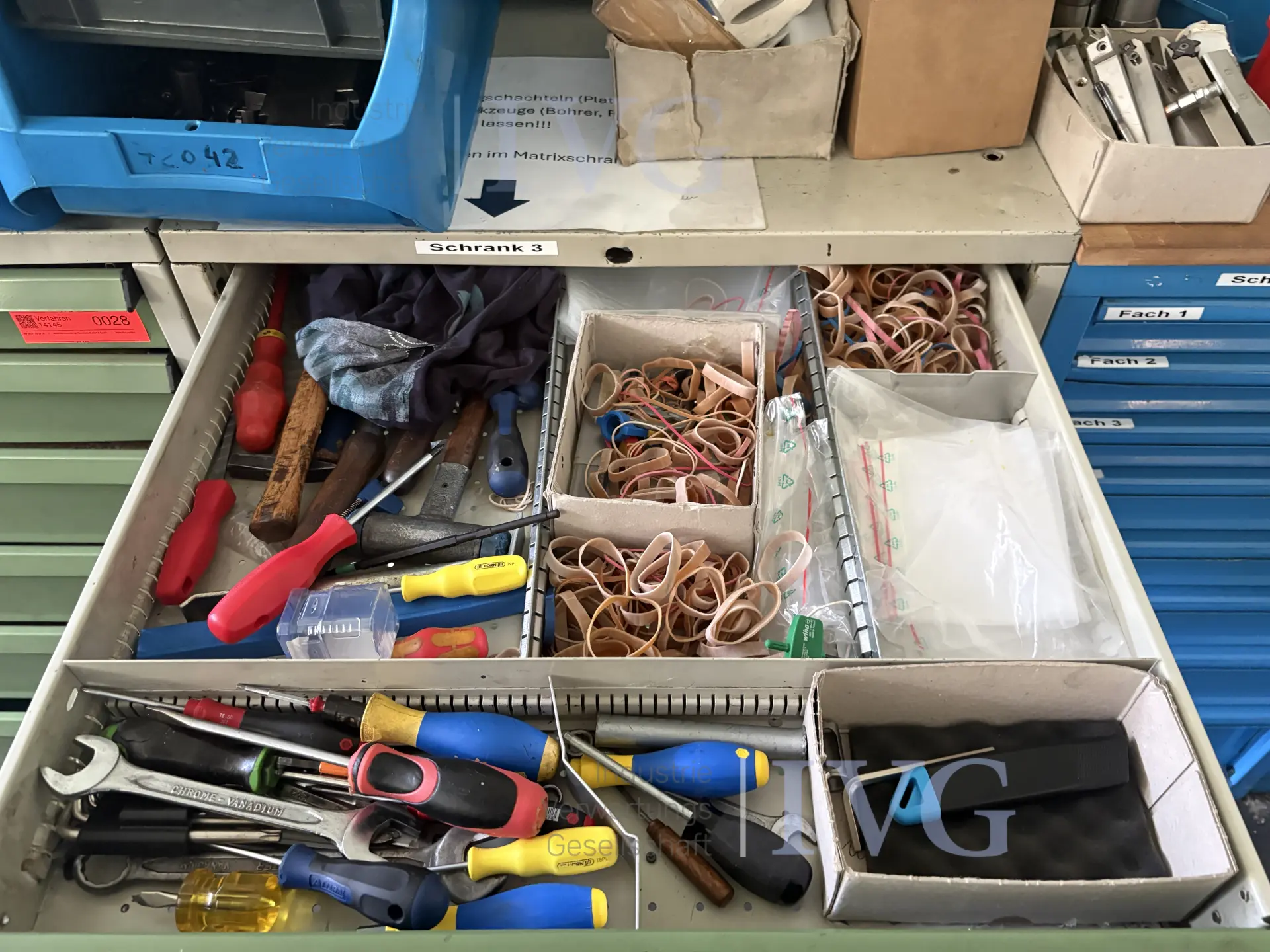 Stalen ladekast (groen) – foto 2 – kavel bij IVG, Mahlstetten