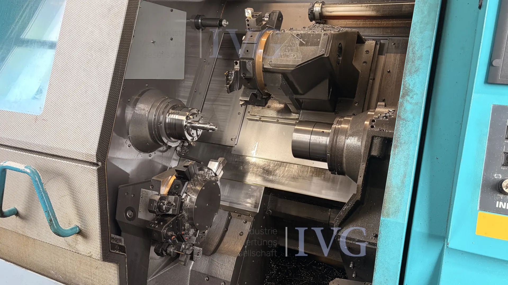 CNC-Doppelspindeldrehmaschine INDEX G200 – foto 2 – kavel bij IVG, Mahlstetten