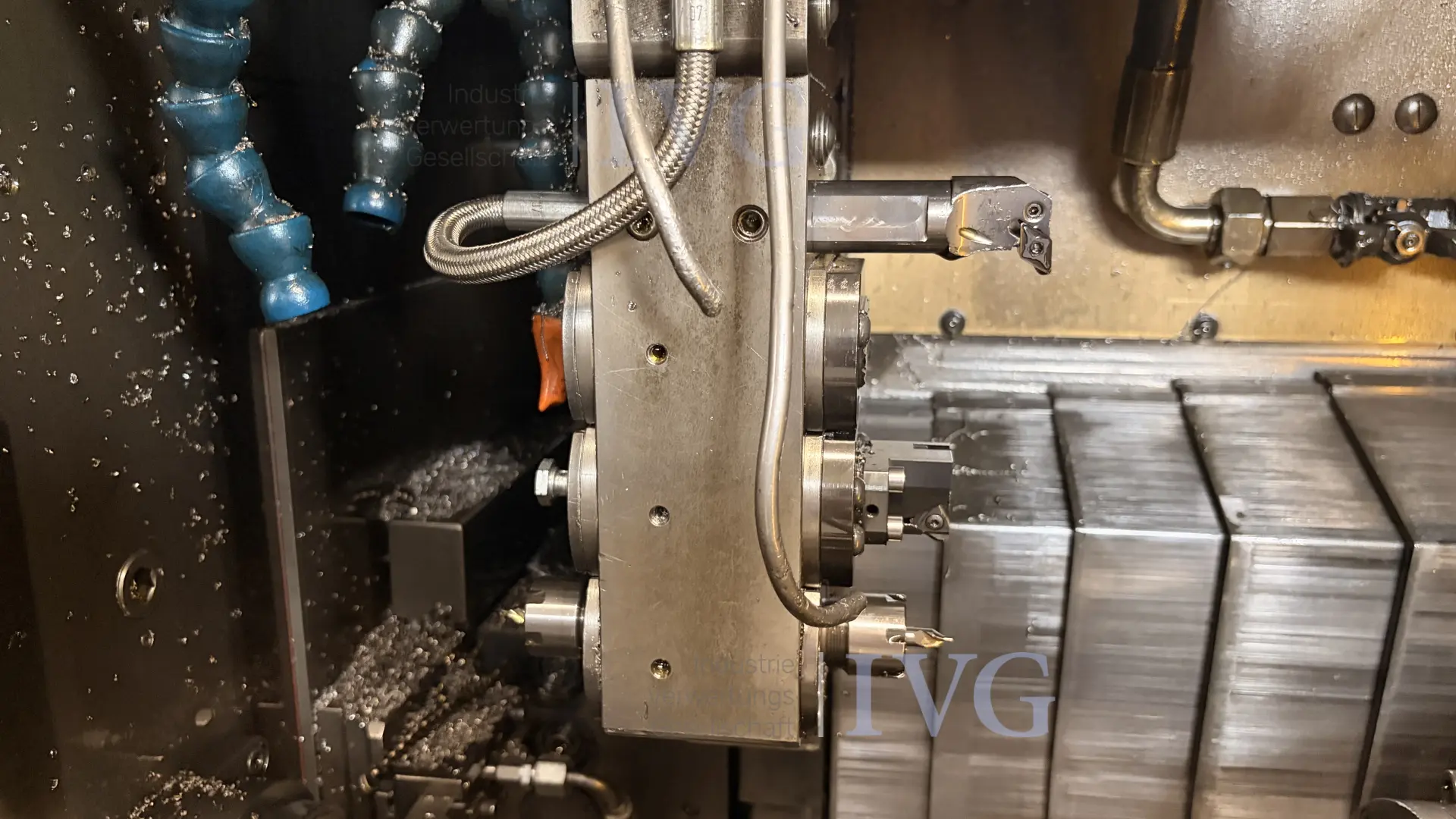 CNC-Drehmaschine MANURHIN KMX 732 EVO – foto 5 – kavel bij IVG, Mahlstetten