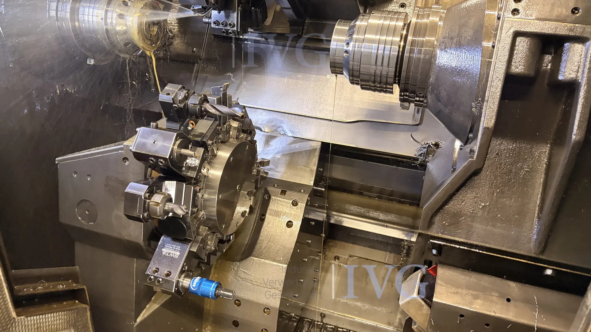 CNC-Doppelspindeldrehmaschine INDEX G 200 – foto 6 – kavel bij IVG, Mahlstetten