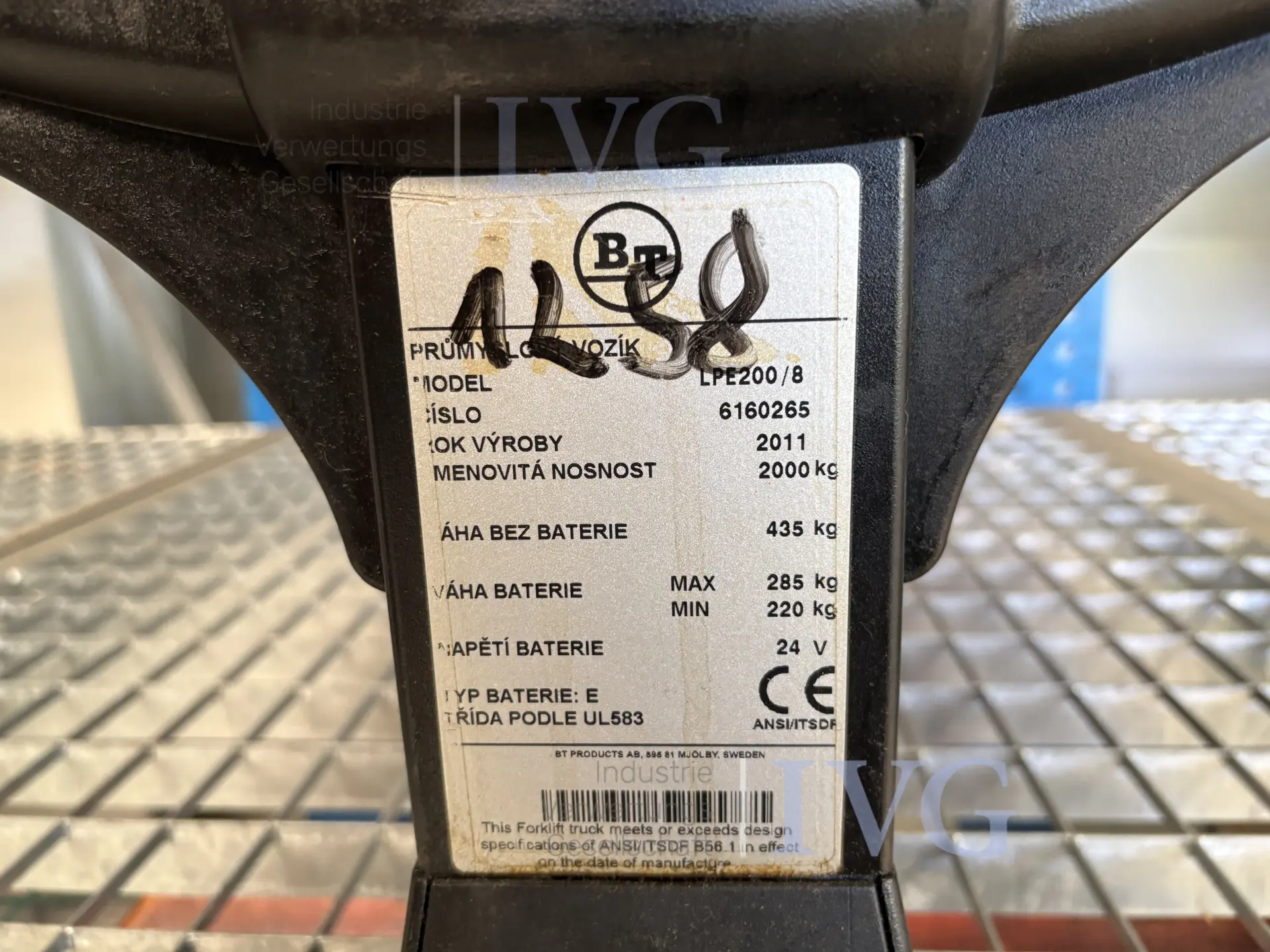 E-Mitfahr-Niederhubwagen BT LPE200/8 – foto 3 – kavel bij IVG, Mahlstetten