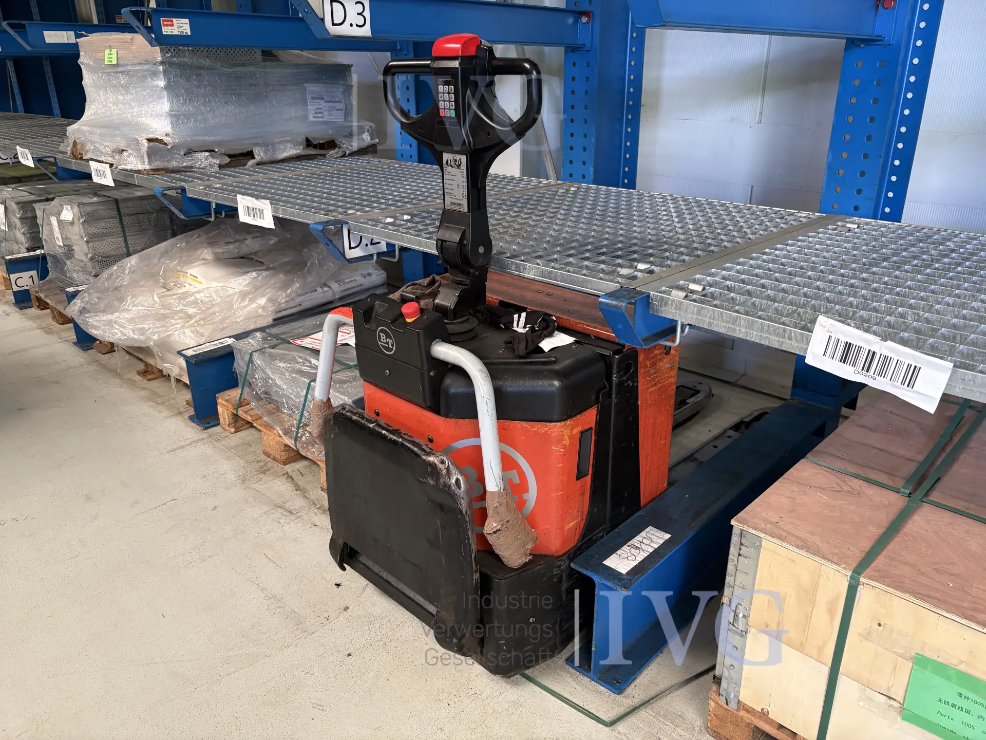 E-Mitfahr-Niederhubwagen BT LPE200/8 – foto 2 – kavel bij IVG, Mahlstetten
