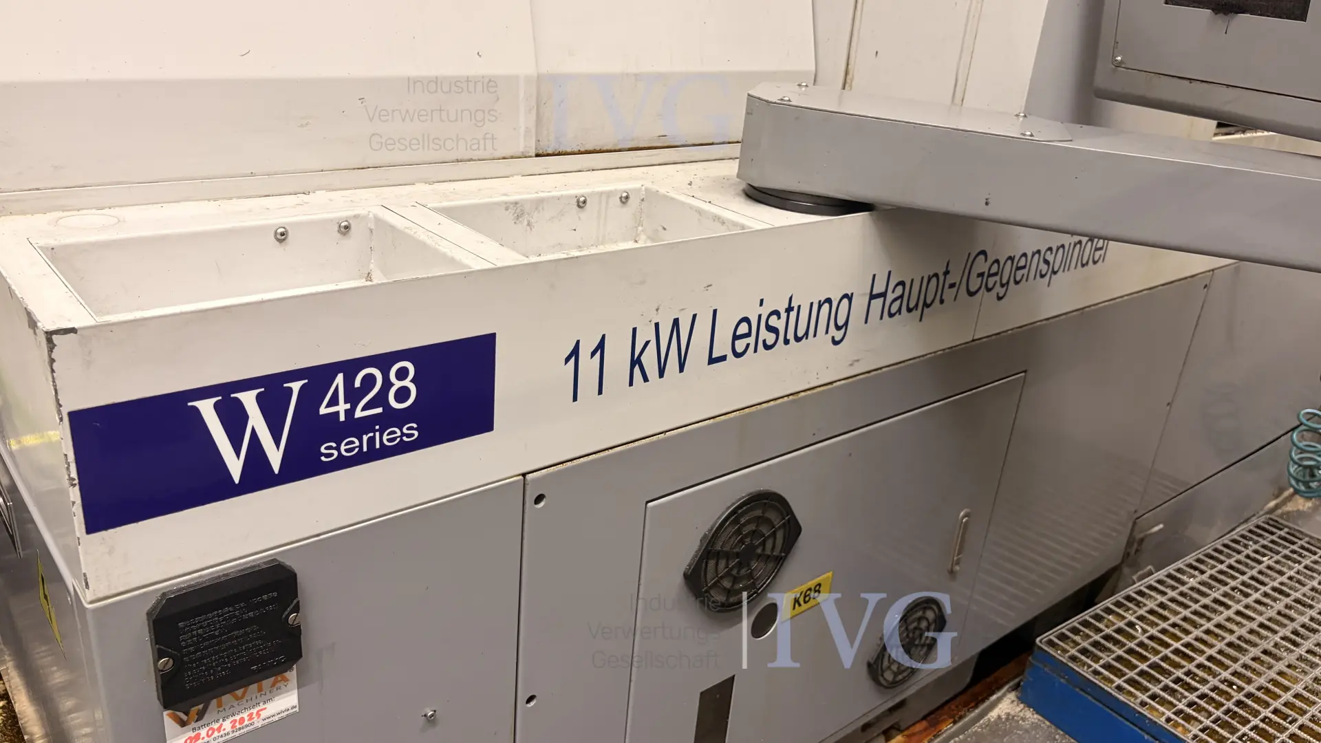 CNC-langdraaibank met staaflader WIVIA W428 – foto 11 – kavel bij IVG, Mahlstetten
