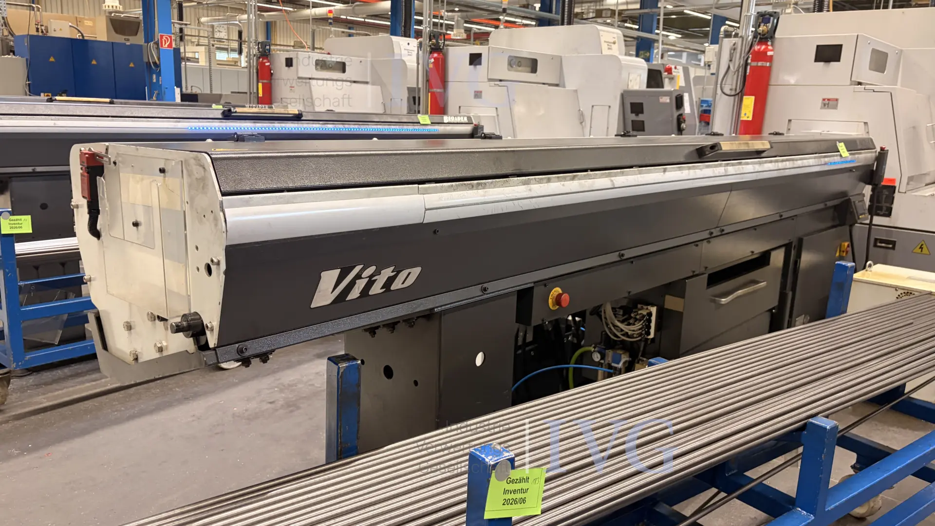 CNC-langdraaibank met staaflader WIVIA W428 – foto 11 – kavel bij IVG, Mahlstetten