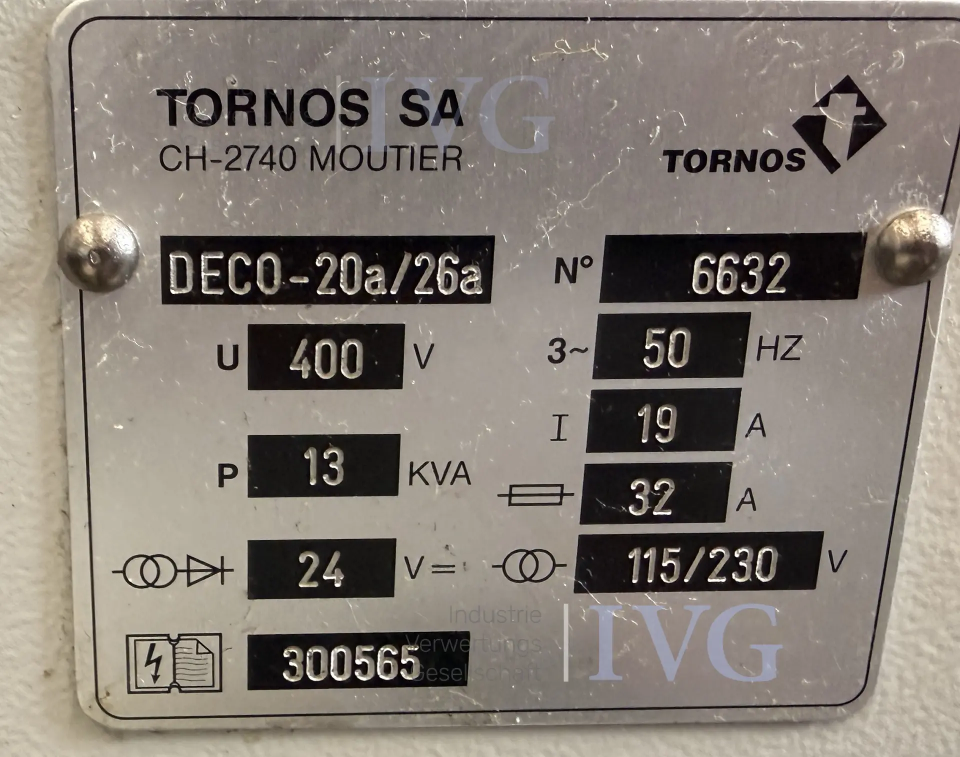 CNC-draaibank TORNOS Deco-20A/26 – foto 13 – kavel bij IVG, Mahlstetten