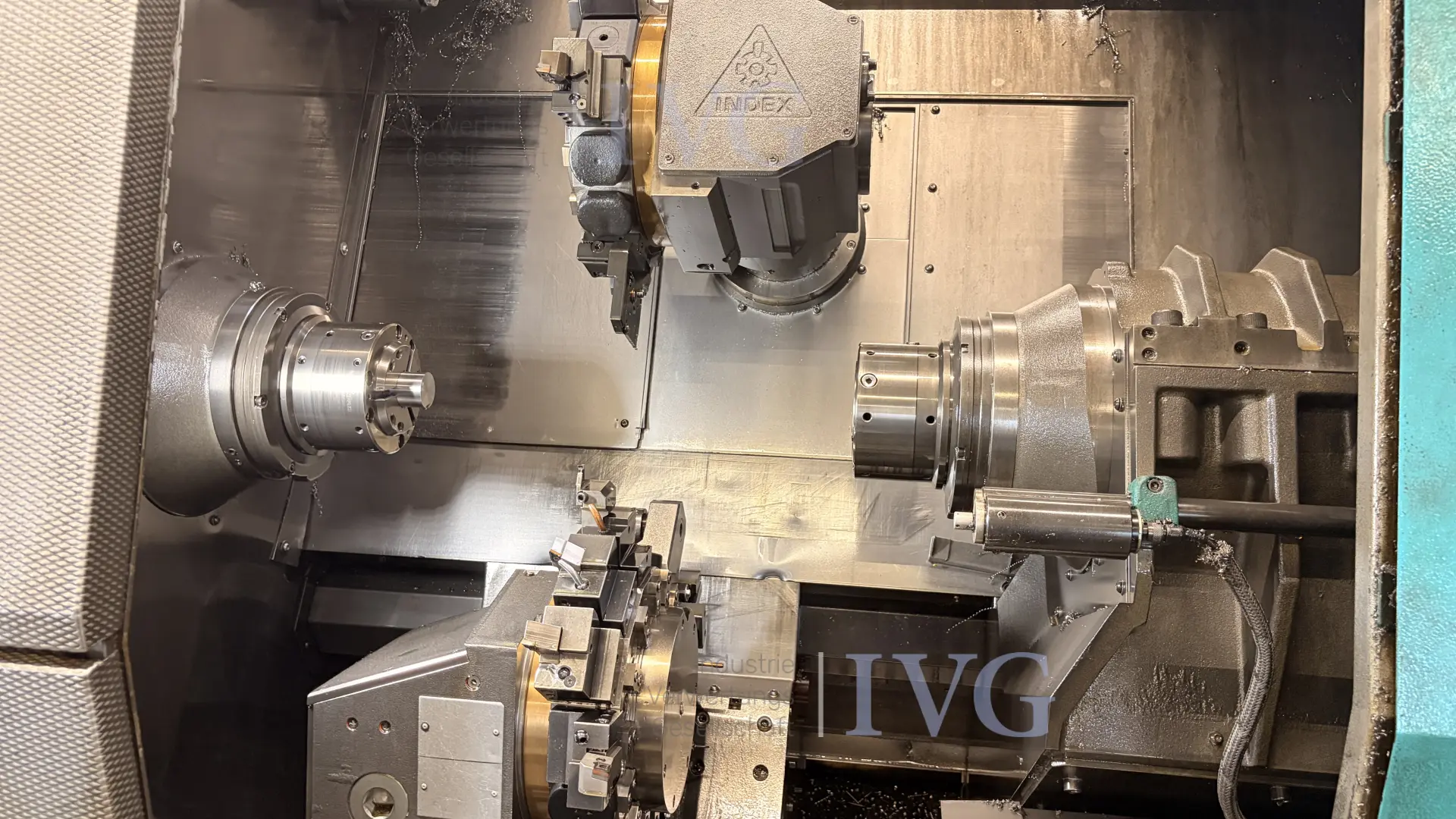 CNC-Doppelspindeldrehmaschine INDEX G200 – foto 3 – kavel bij IVG, Mahlstetten
