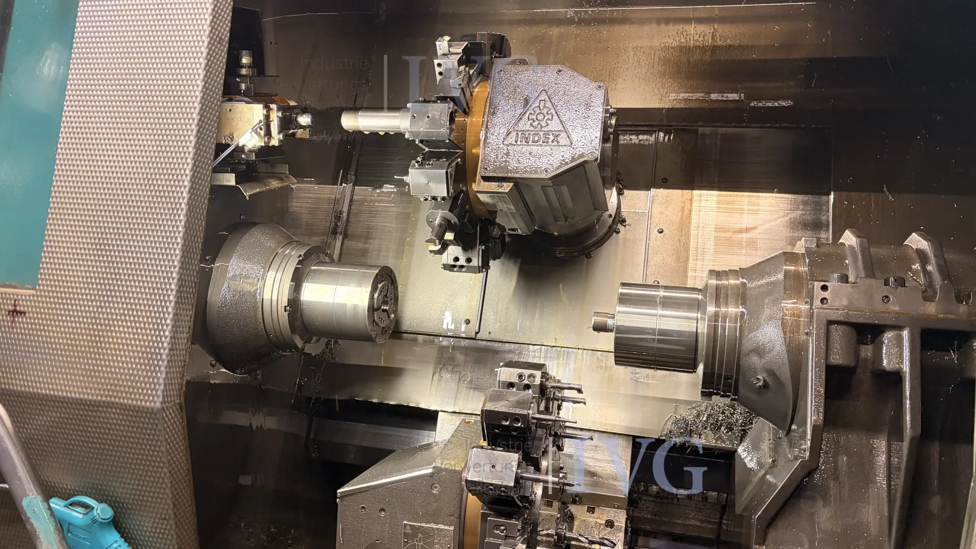 CNC-Doppelspindeldrehmaschine INDEX G 200 – foto 3 – kavel bij IVG, Mahlstetten