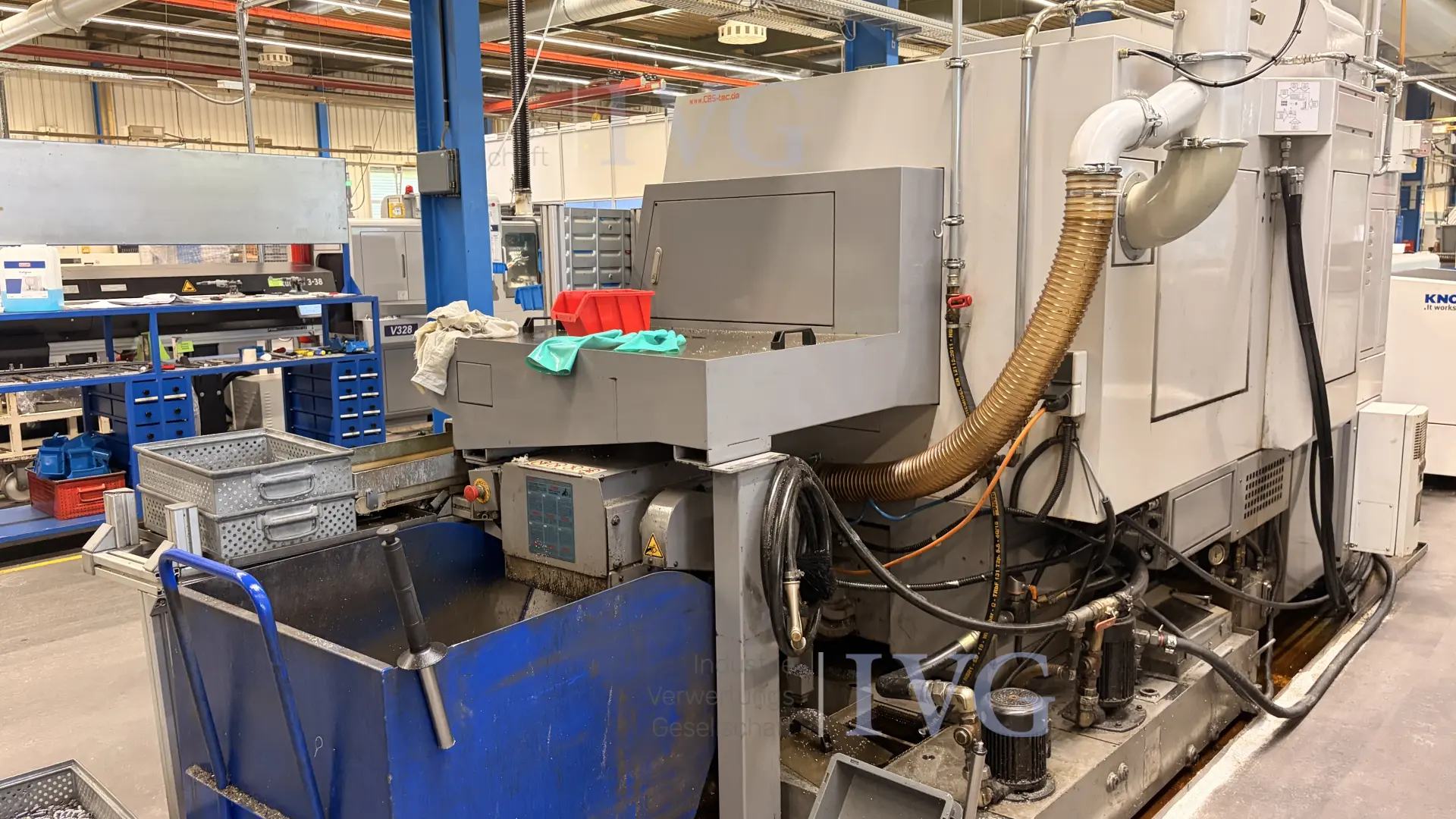 CNC-Langdrehmaschine mit Stangenlader WIVIA W428 – foto 9 – kavel bij IVG, Mahlstetten