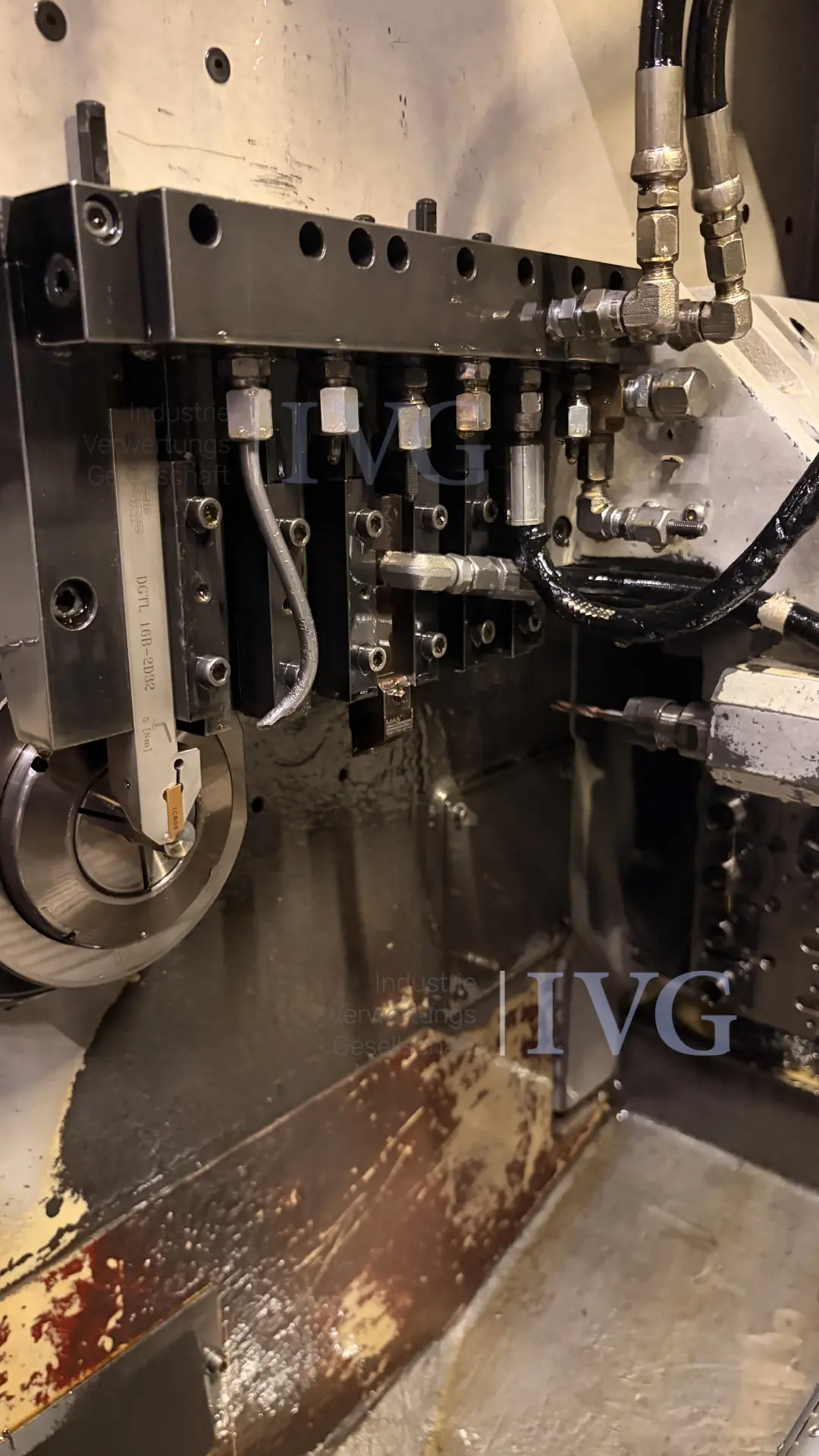 CNC-Langdrehmaschine mit Stangenlader WIVIA W428 – foto 5 – kavel bij IVG, Mahlstetten