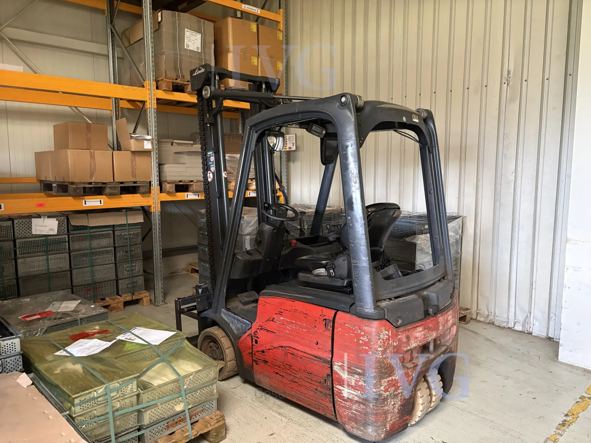 E-Gabelstapler LINDE E16C-01 – kavel bij IVG, Mahlstetten