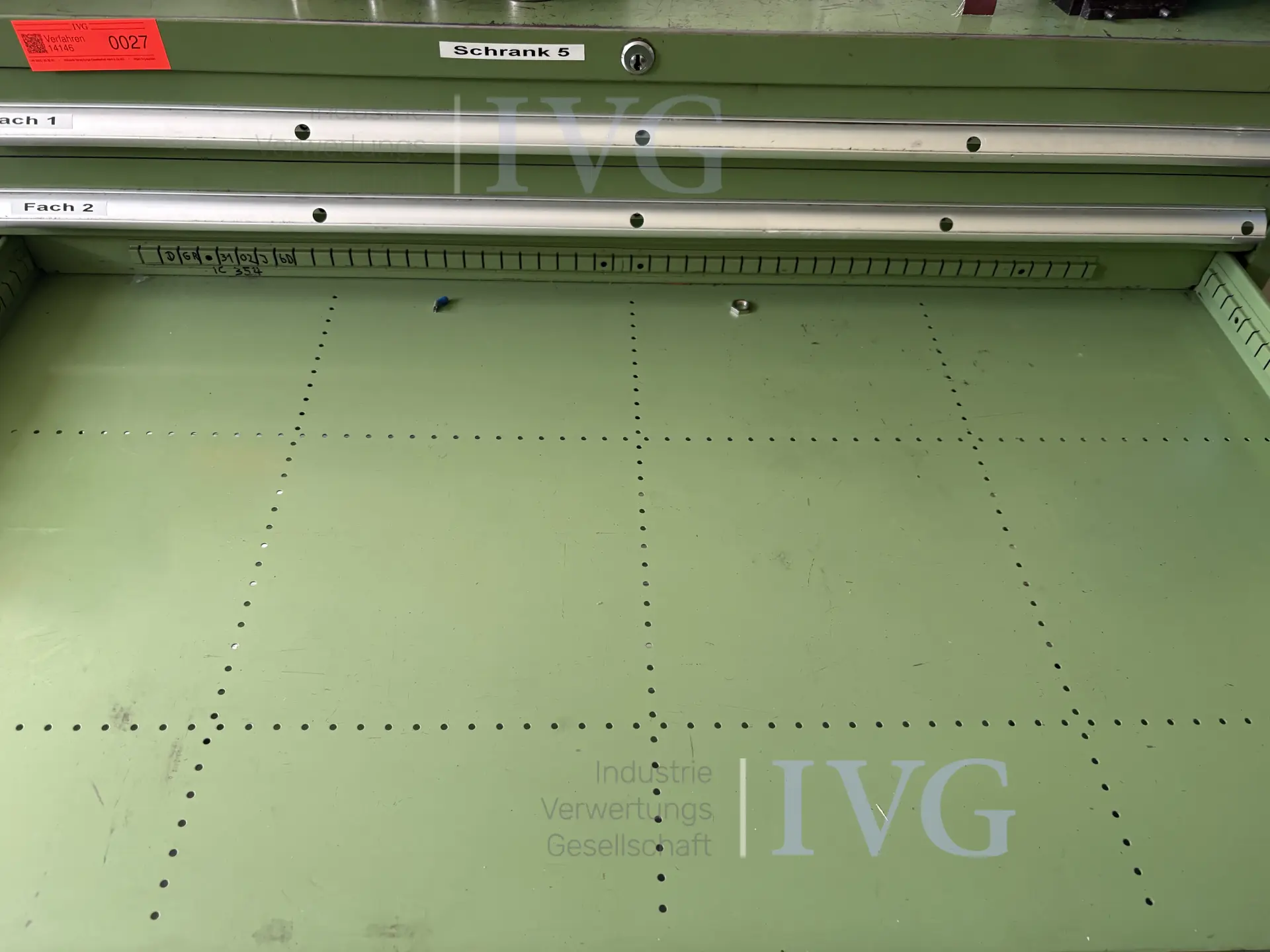 Stalen ladekast (groen) – foto 4 – kavel bij IVG, Mahlstetten
