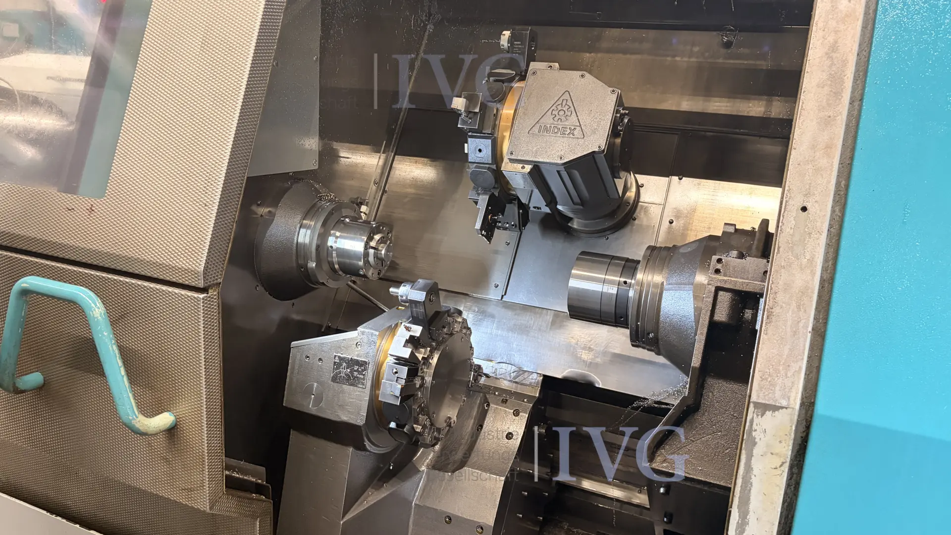 CNC-Doppelspindeldrehmaschine INDEX G200 – foto 2 – kavel bij IVG, Mahlstetten