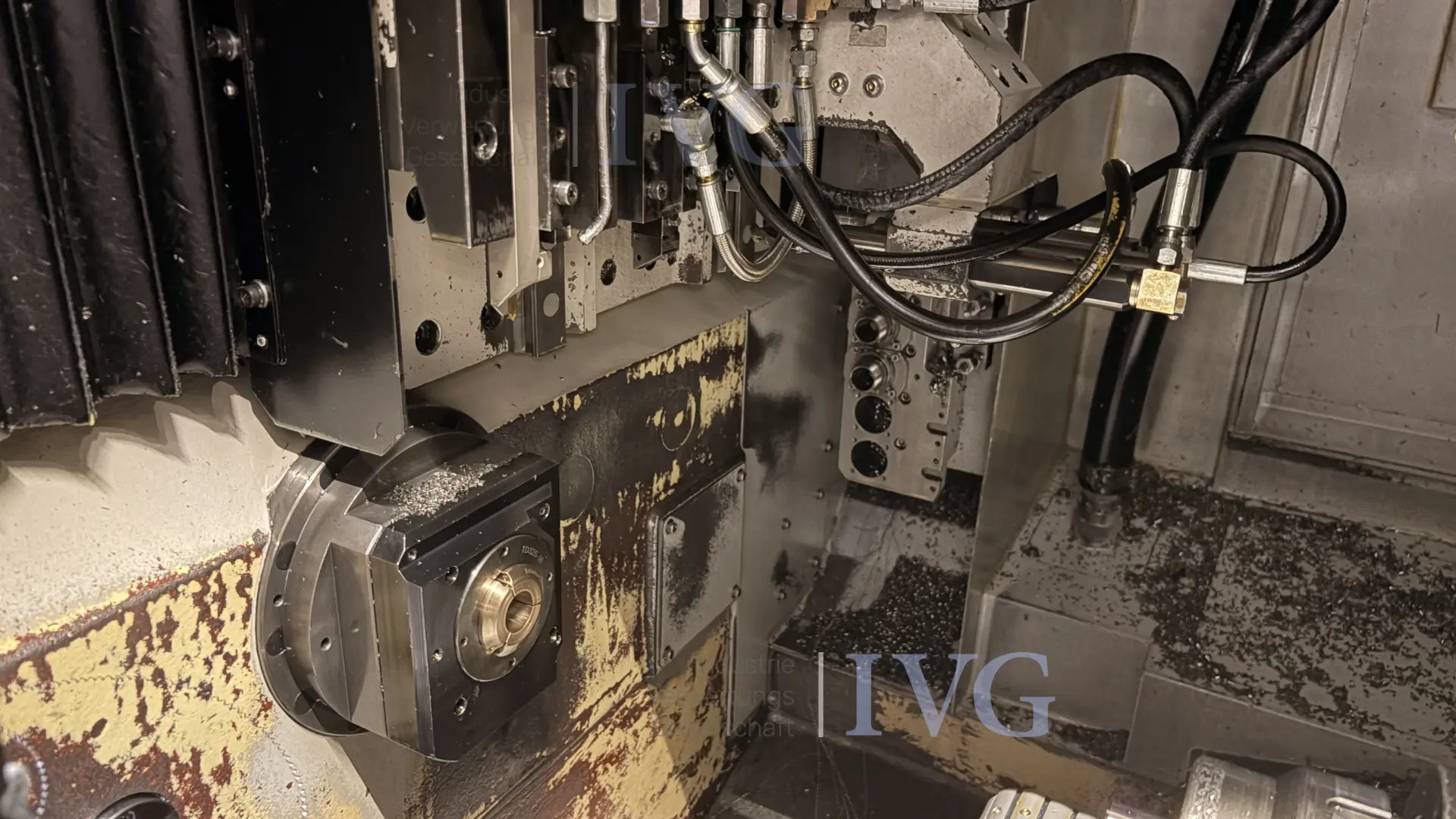 CNC-Langdrehmaschine mit Stangenlader WIVIA W428 – foto 4 – kavel bij IVG, Mahlstetten